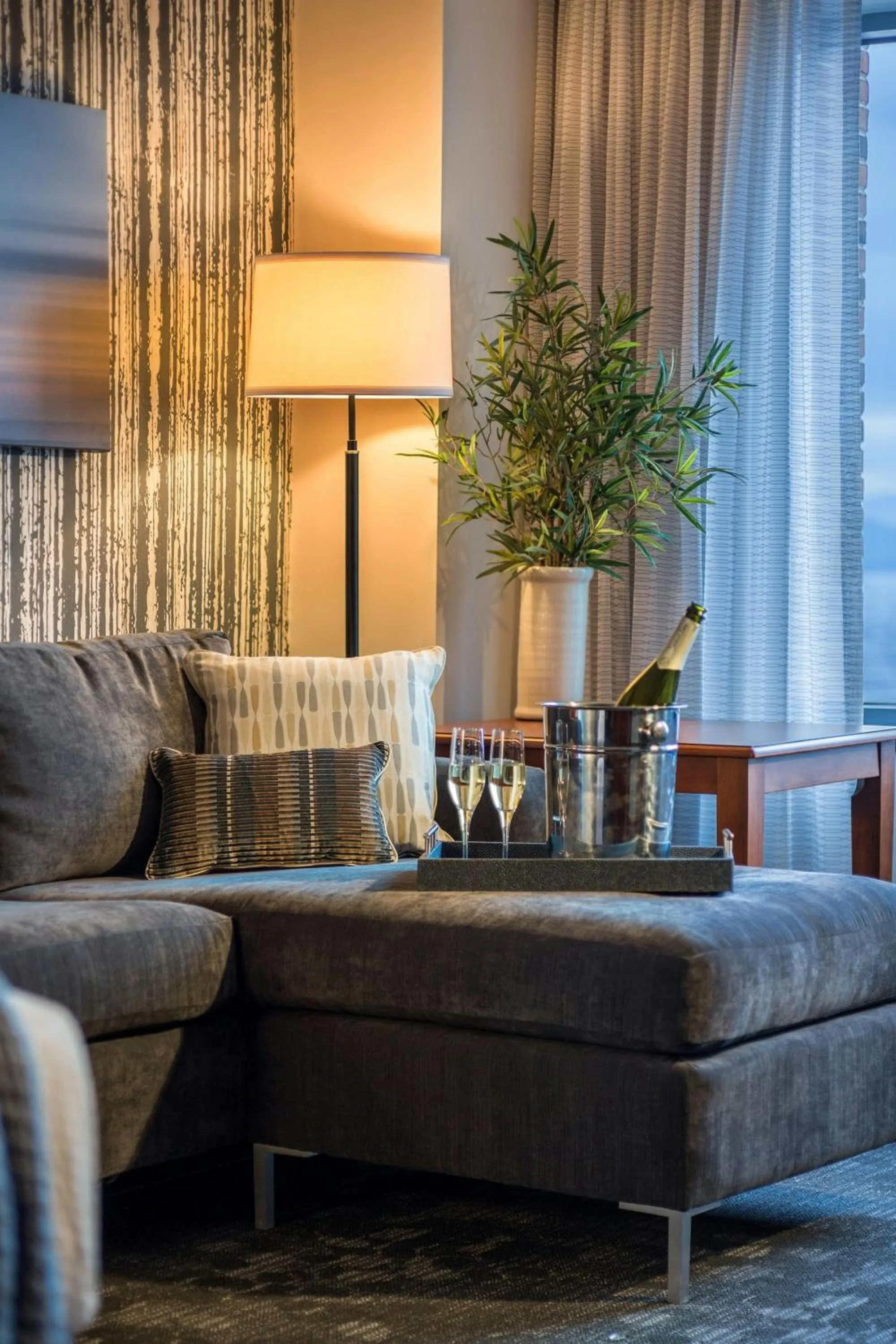 Swimming pool in Courtyard Burlington Harbor