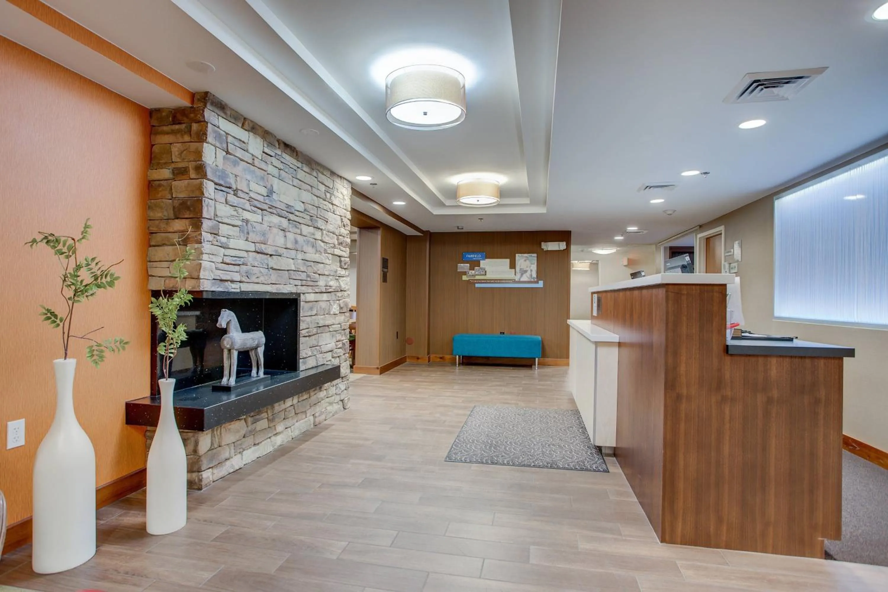 Lobby or reception in Fairfield Inn by Marriott Burlington Williston