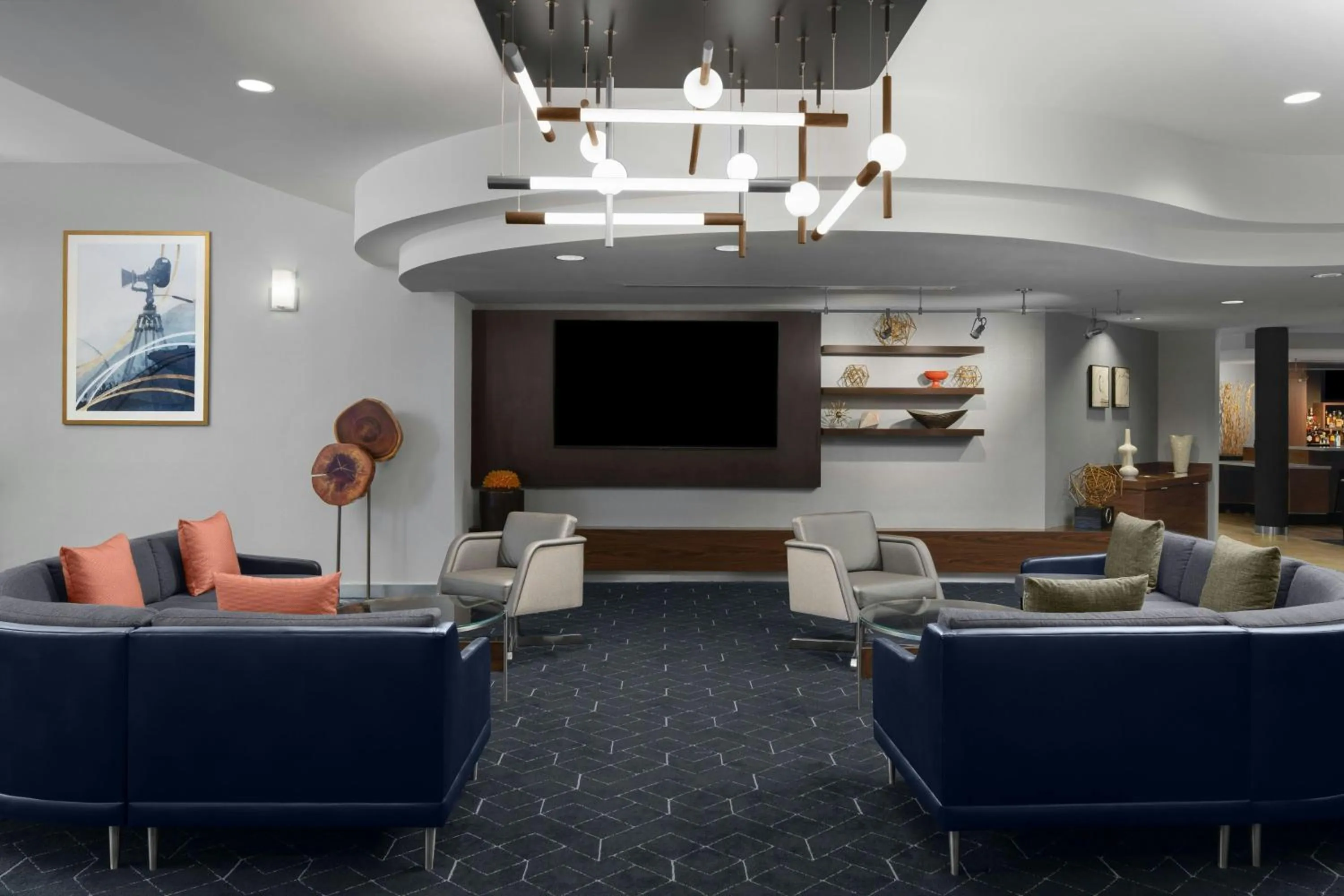 Lobby or reception in Courtyard Los Angeles Burbank Airport