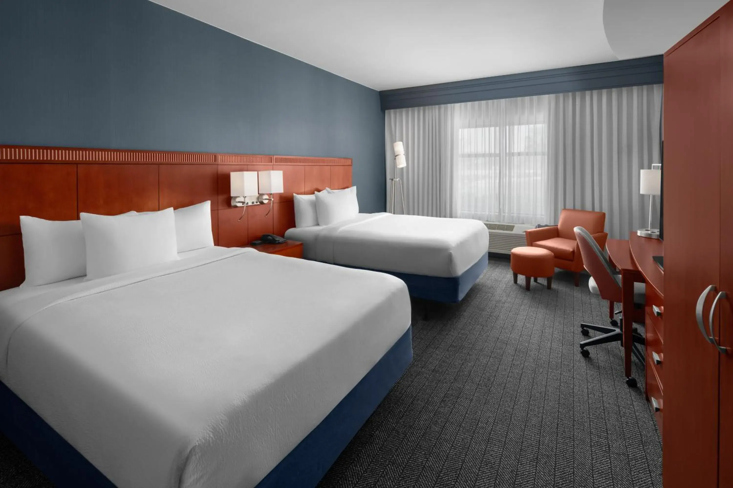 Queen Room with Two Queen Beds in Courtyard by Marriott Santa Clarita Valencia Queen Room with Two Queen Beds in Courtyard by Marriott Santa Clarita Valencia