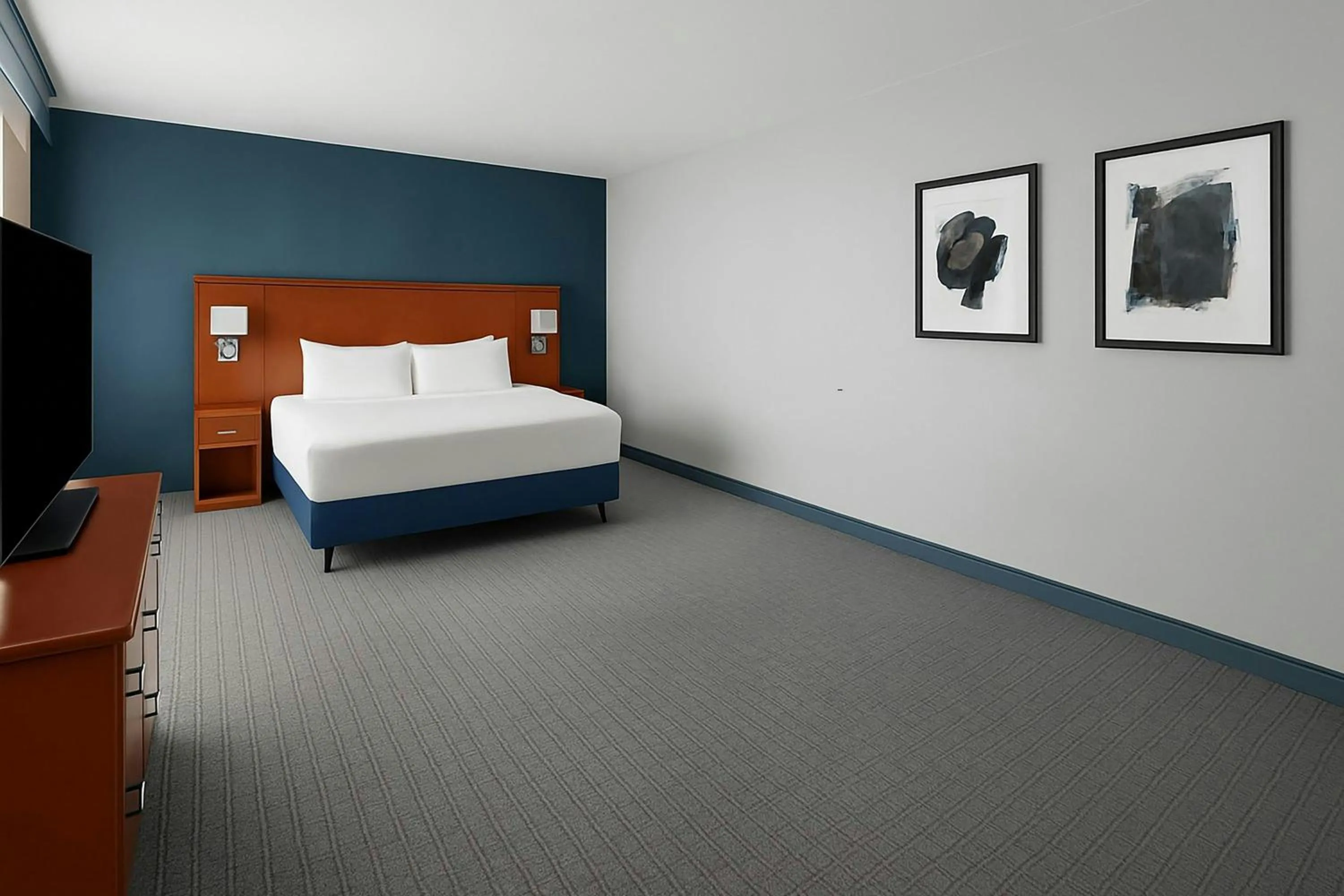 Photo of the whole room, Bed in Courtyard by Marriott Santa Clarita Valencia