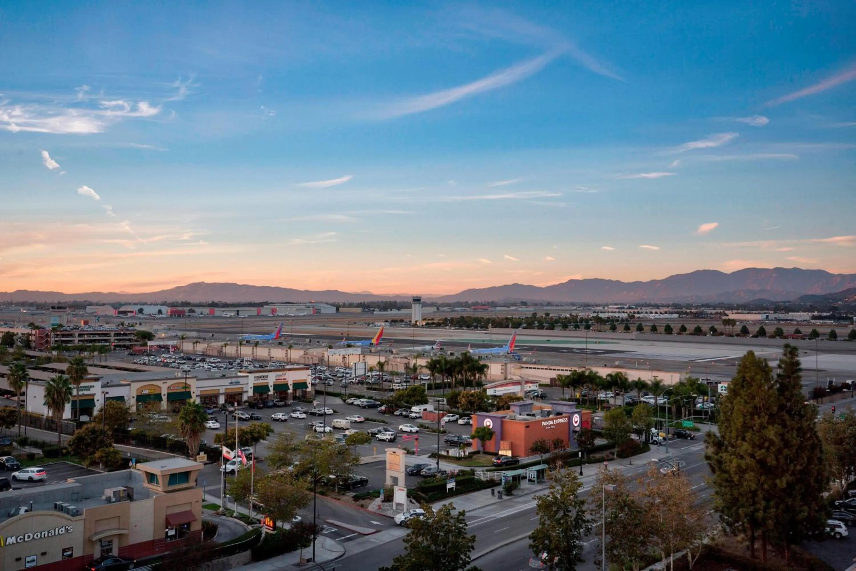 View (from property/room) in Los Angeles Marriott Burbank Airport