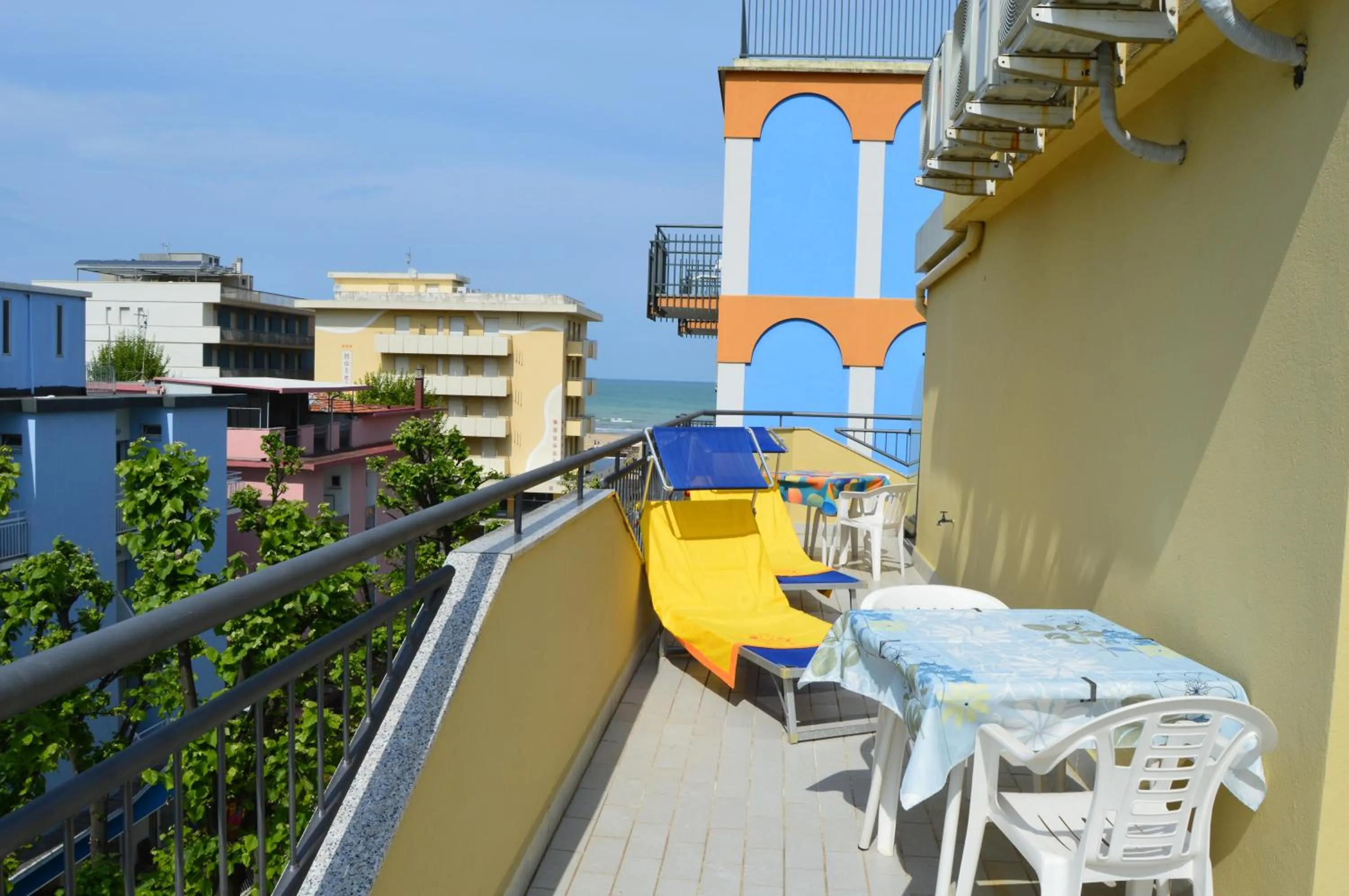 Balcony/Terrace in Hotel Dear Rimini