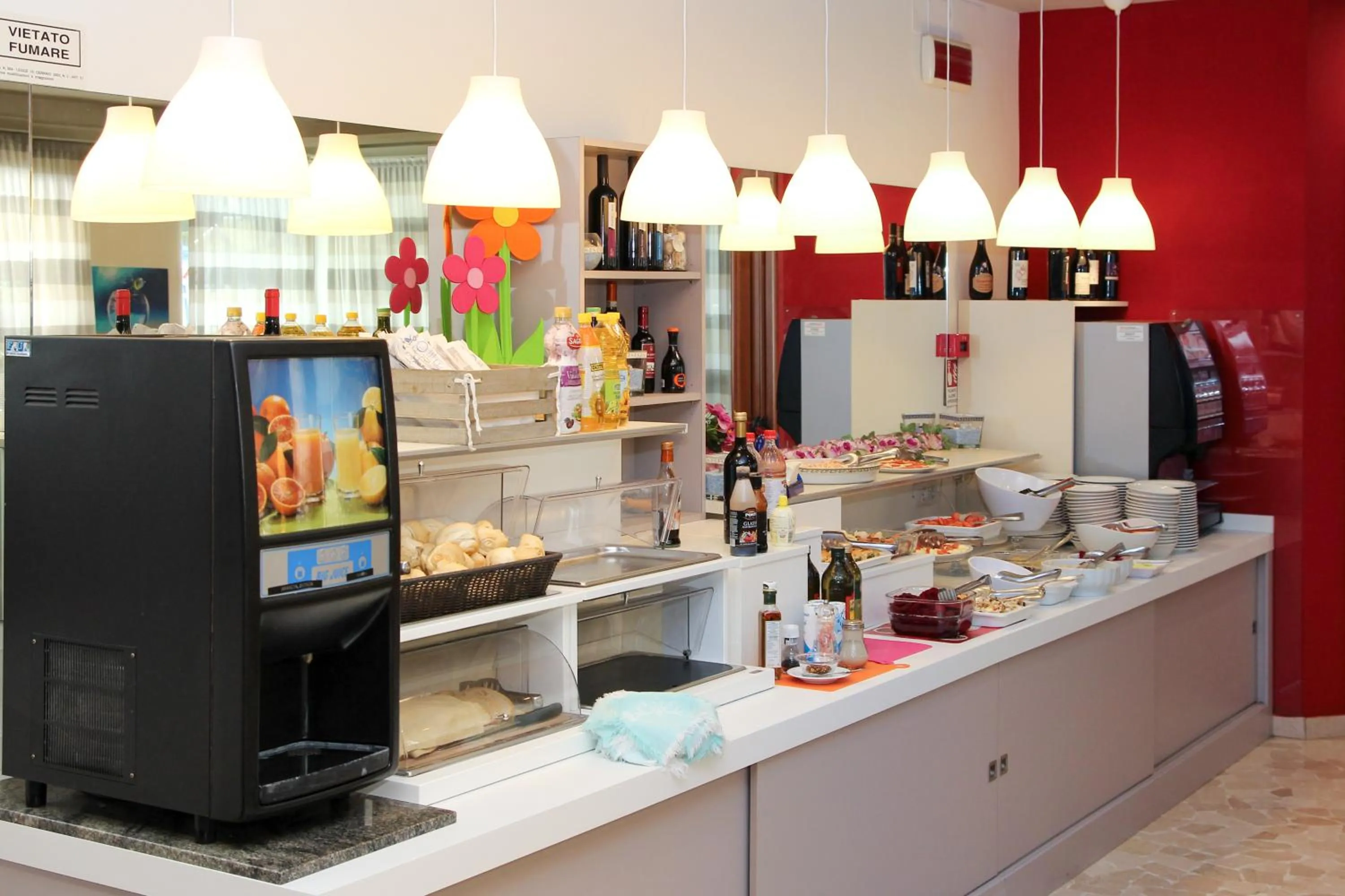 Buffet breakfast in Hotel Dear Rimini