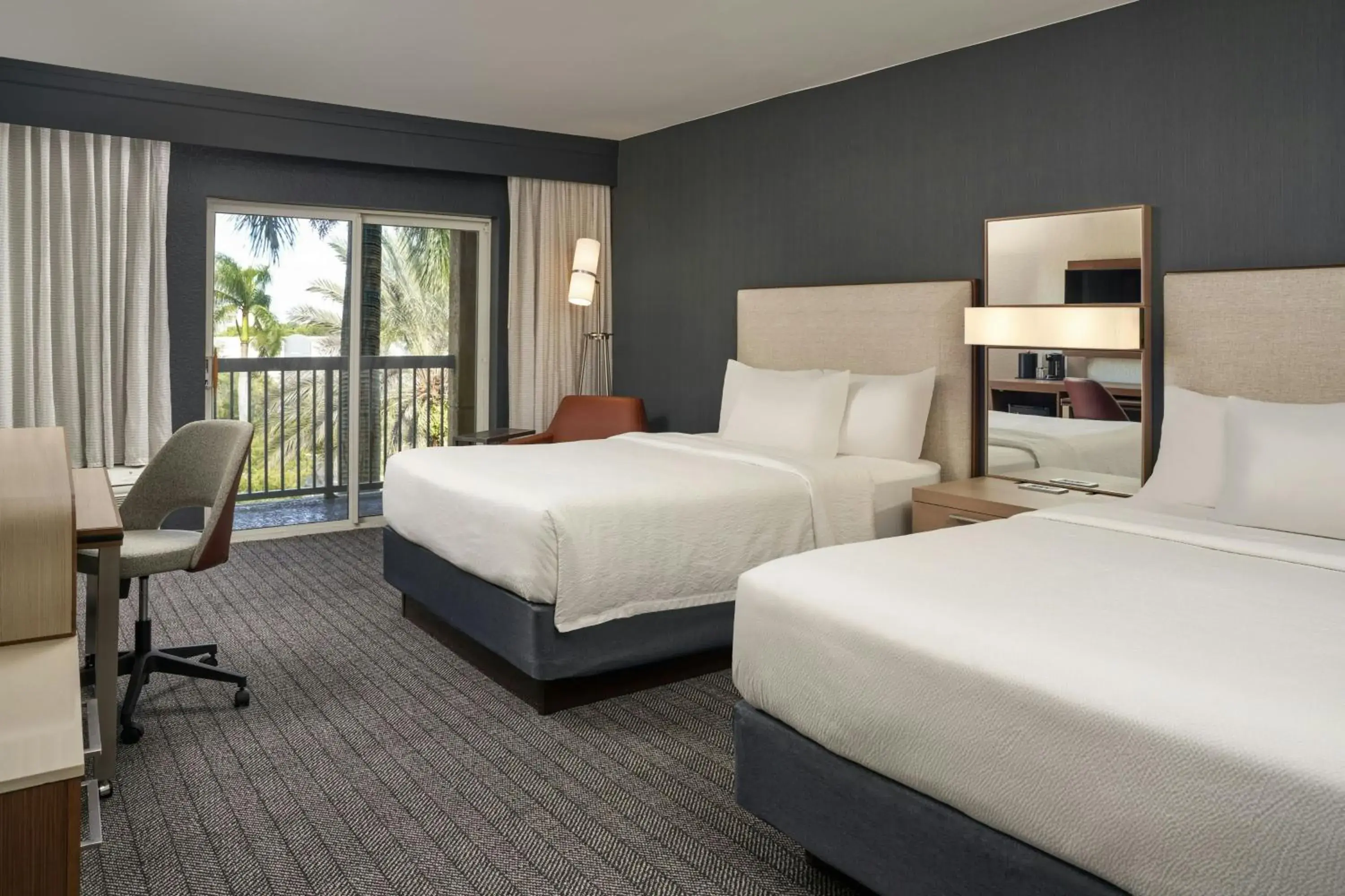 Deluxe, Guest room, 2 Queen, Balcony in Courtyard by Marriott Fort Lauderdale Weston Deluxe, Guest room, 2 Queen, Balcony in Courtyard by Marriott Fort Lauderdale Weston