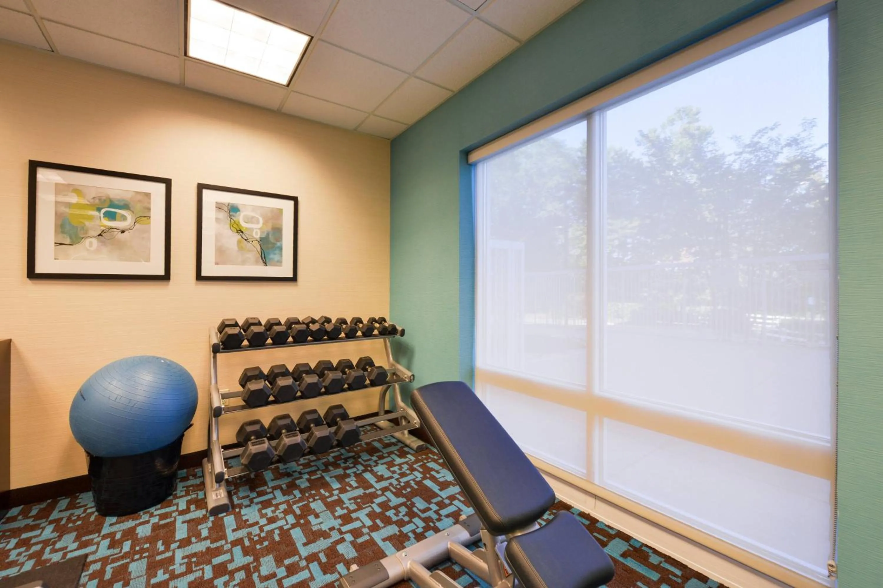 Fitness centre/facilities in Fairfield Inn & Suites White Marsh