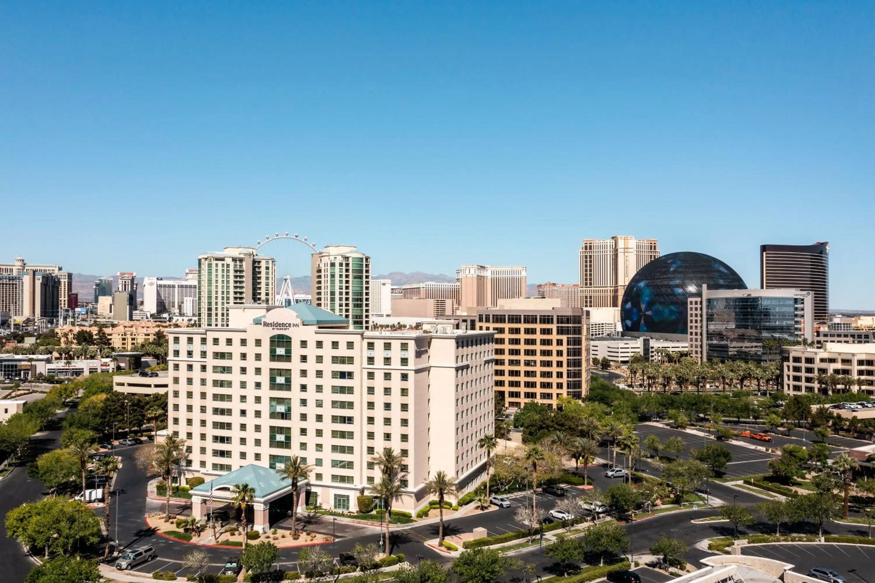 Property building in Residence Inn by Marriott Las Vegas Hughes Center
