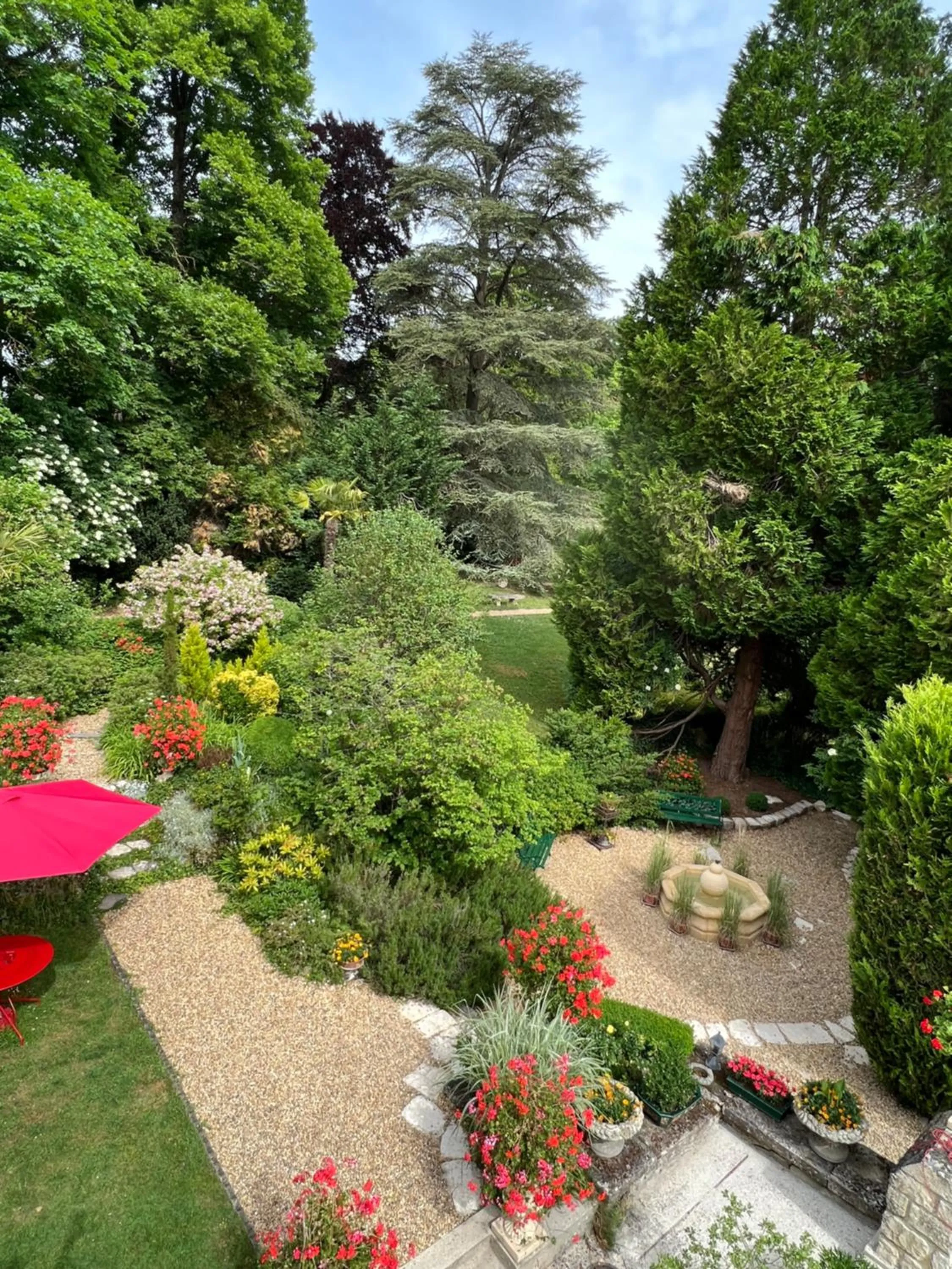 Garden in Manoir des Cavaliers - BnB