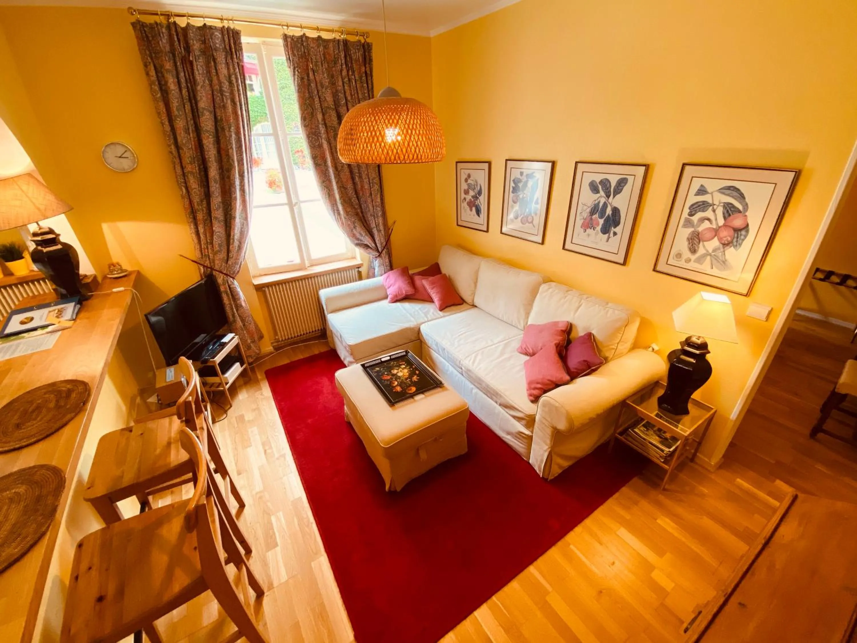 Living room in Manoir des Cavaliers - BnB