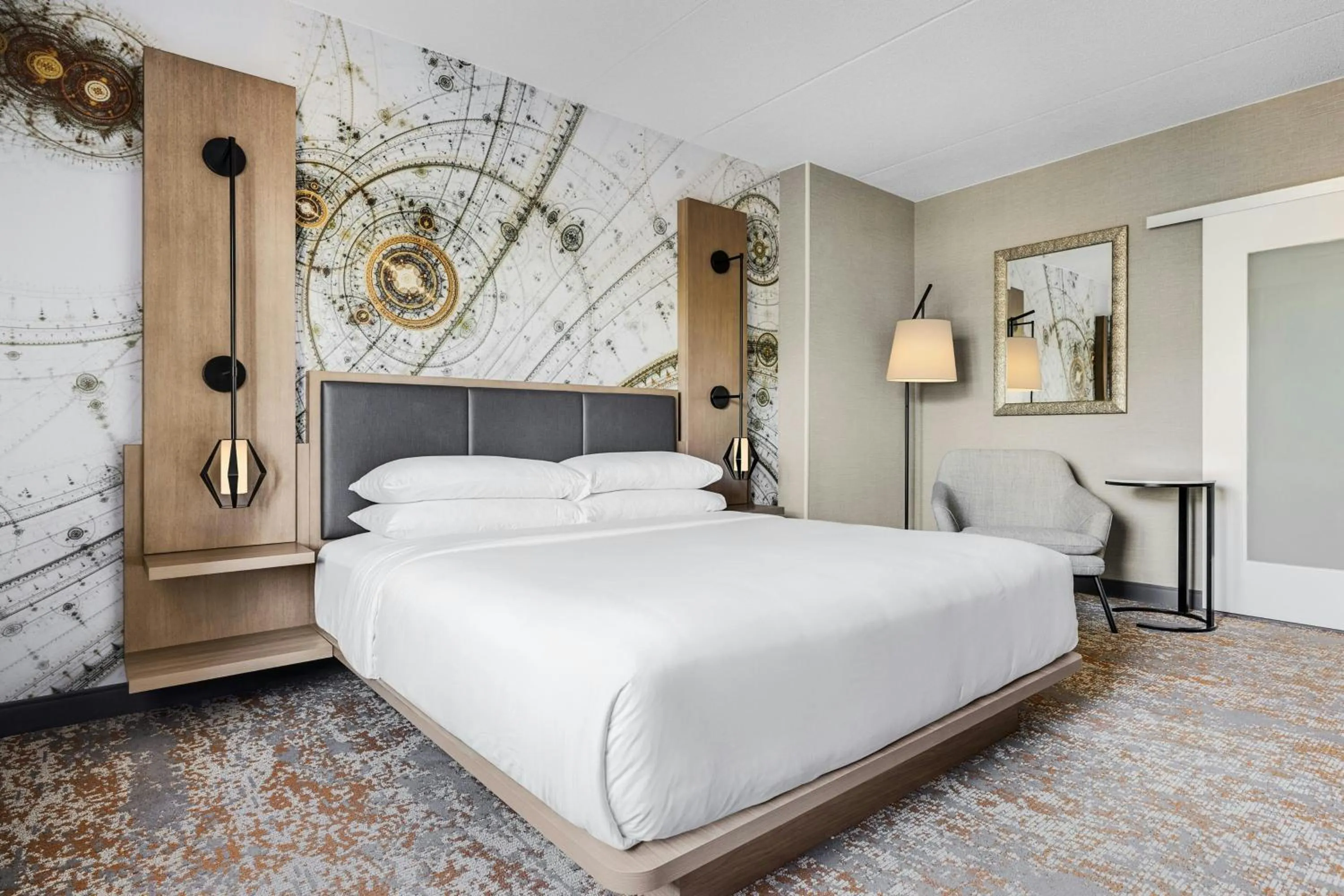 Photo of the whole room, Bed in Chicago Marriott Midway