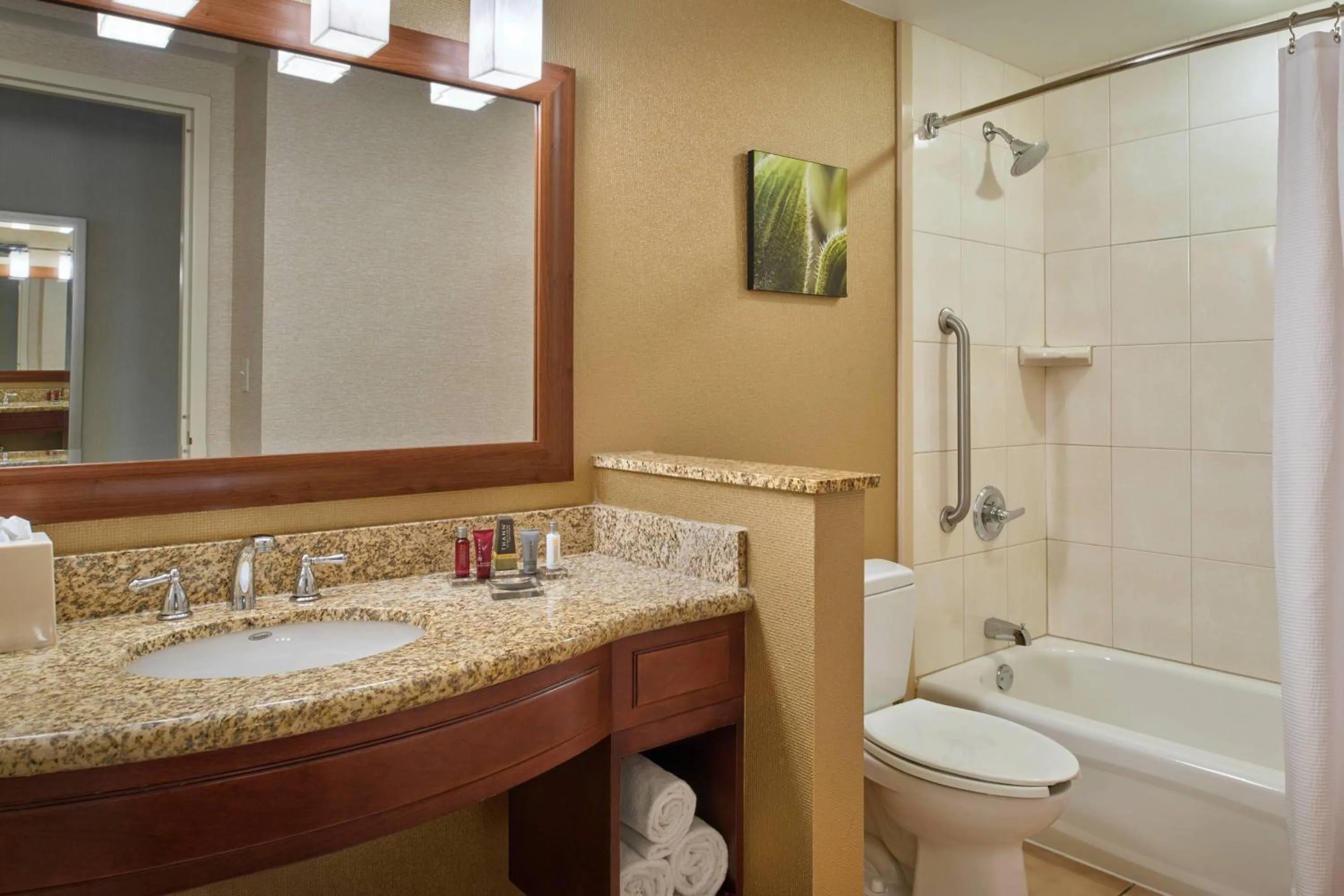 Bathroom in Chicago Marriott Midway