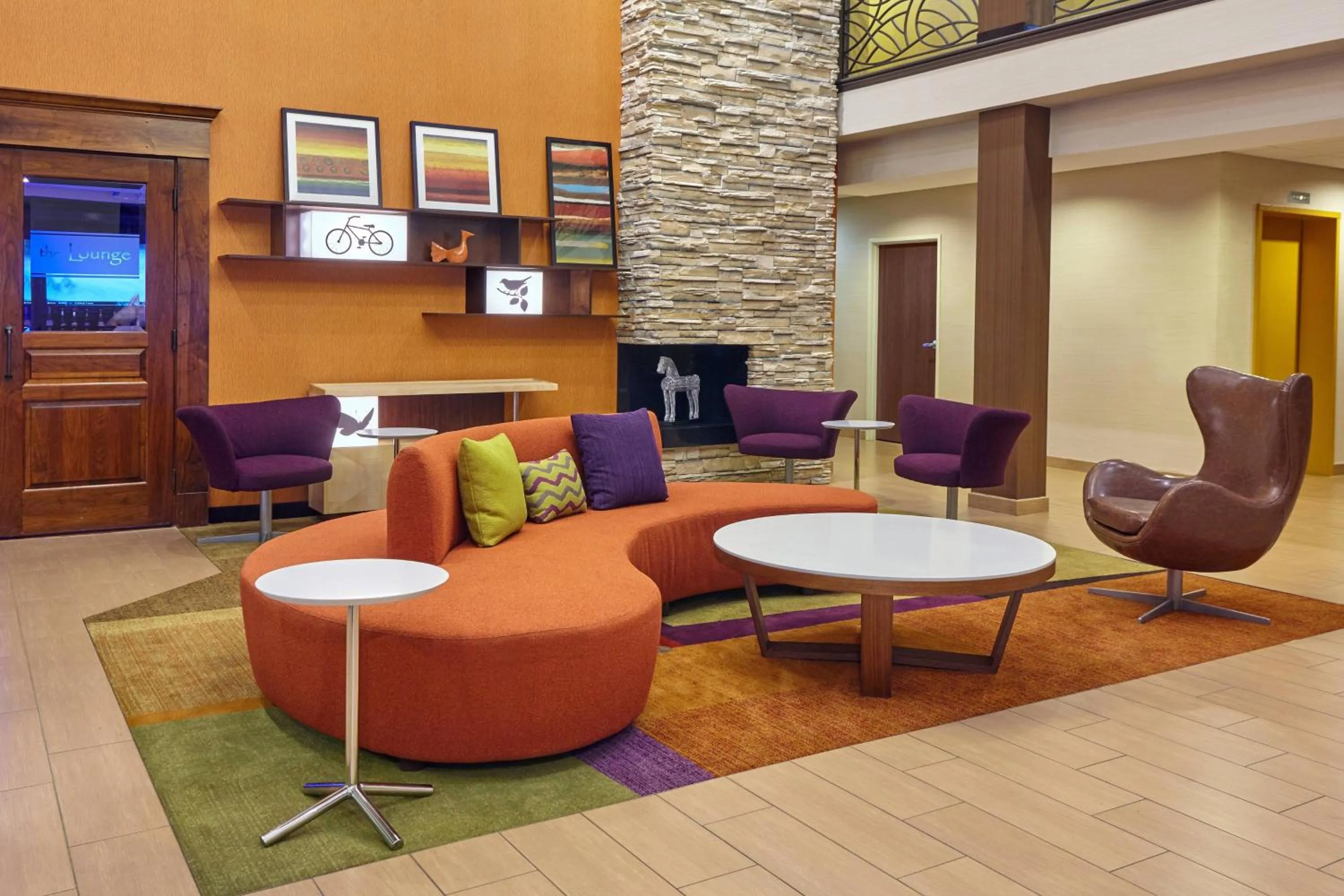 Lobby or reception in Fairfield Inn and Suites Chicago Lombard