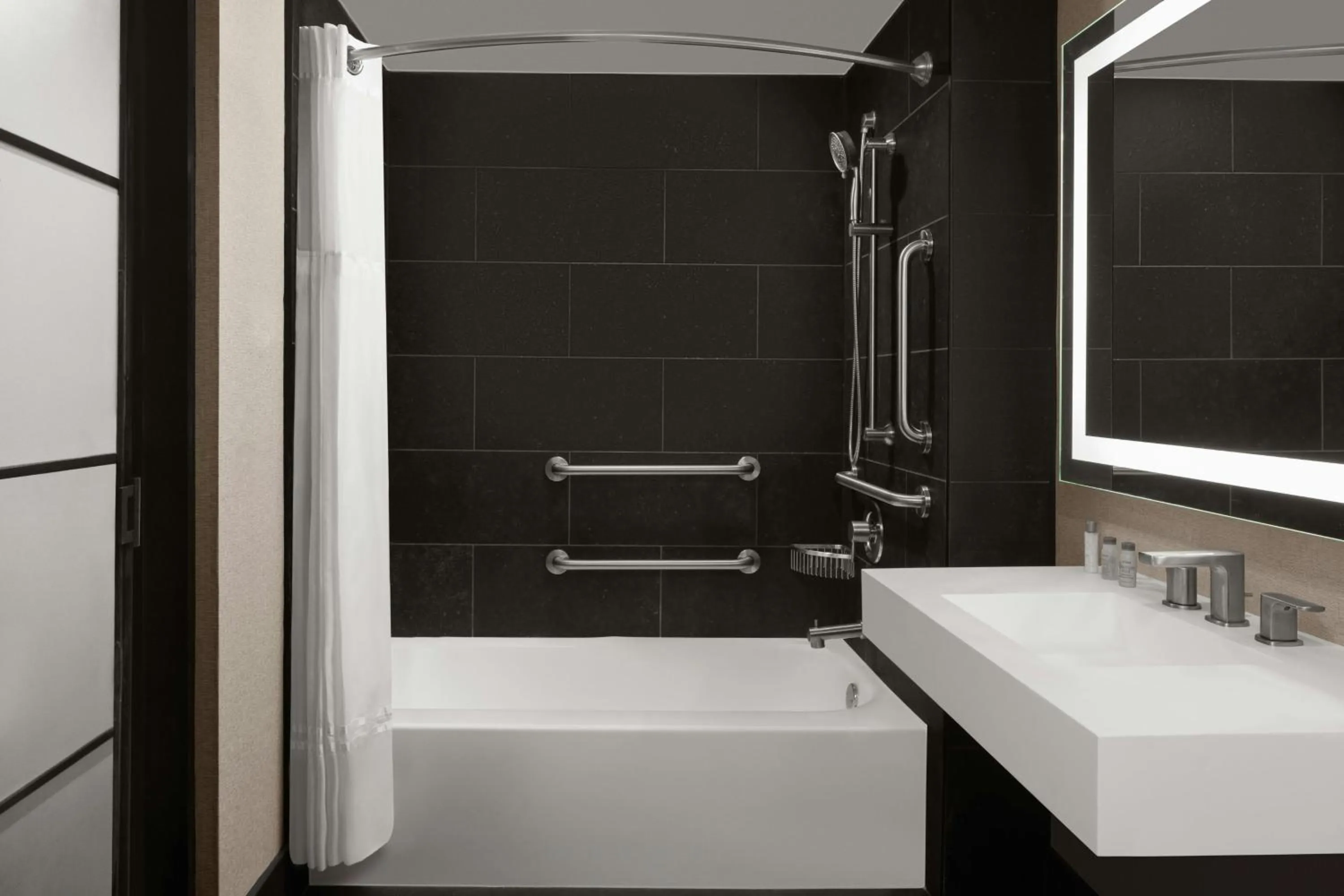 Bathroom in Renaissance Chicago North Shore Hotel