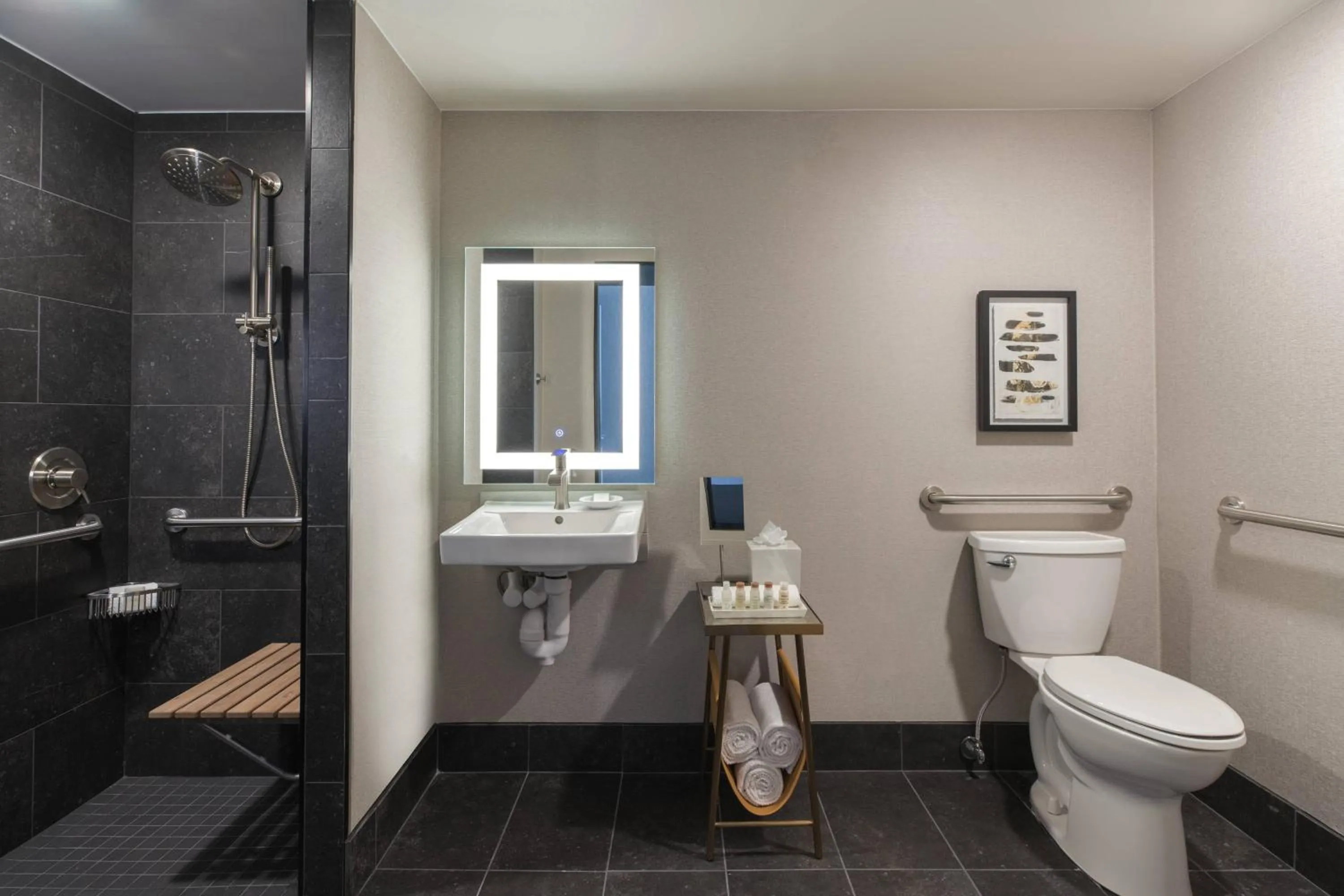 Bathroom in Renaissance Chicago North Shore Hotel