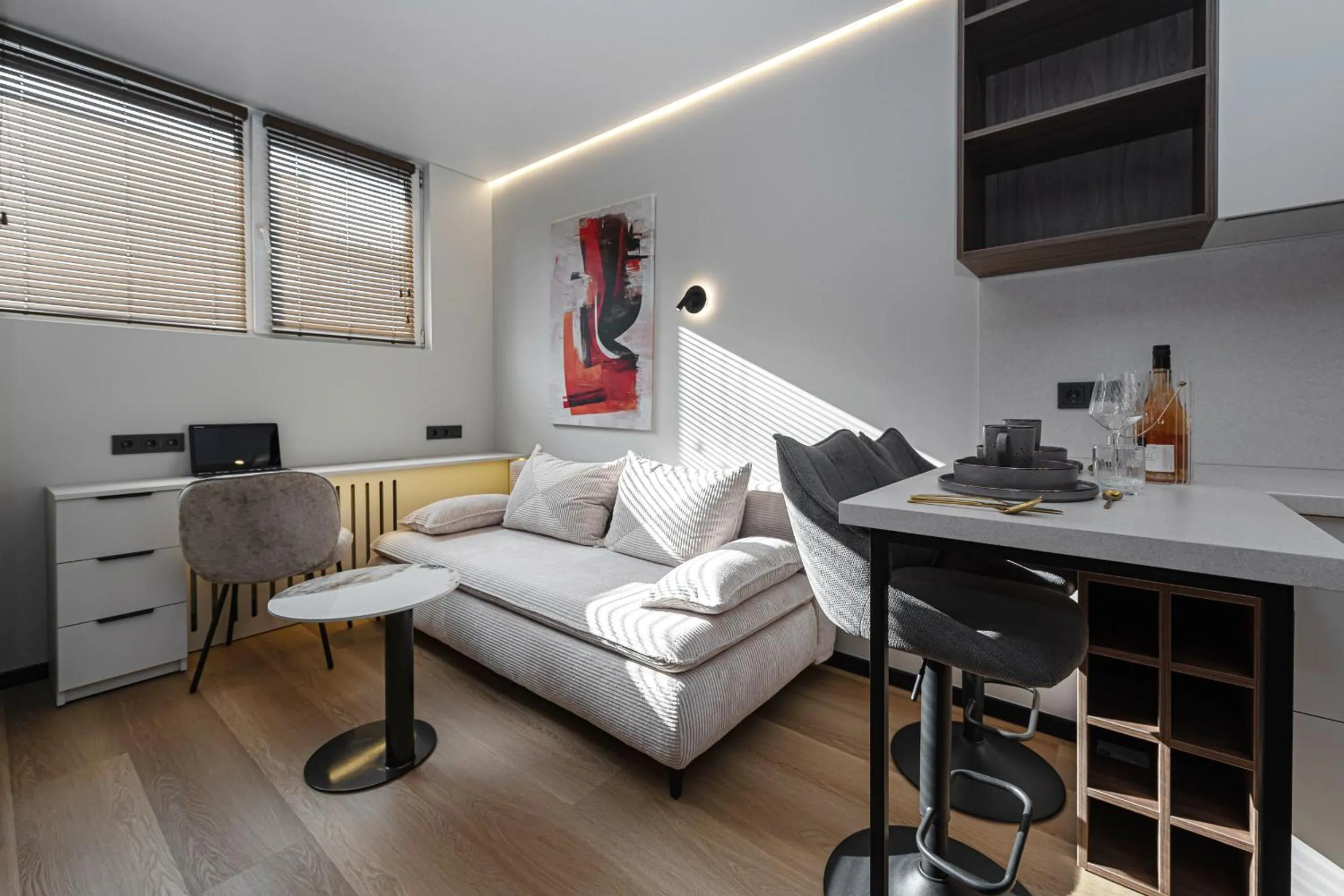 Living room in Vilnius City Hotel