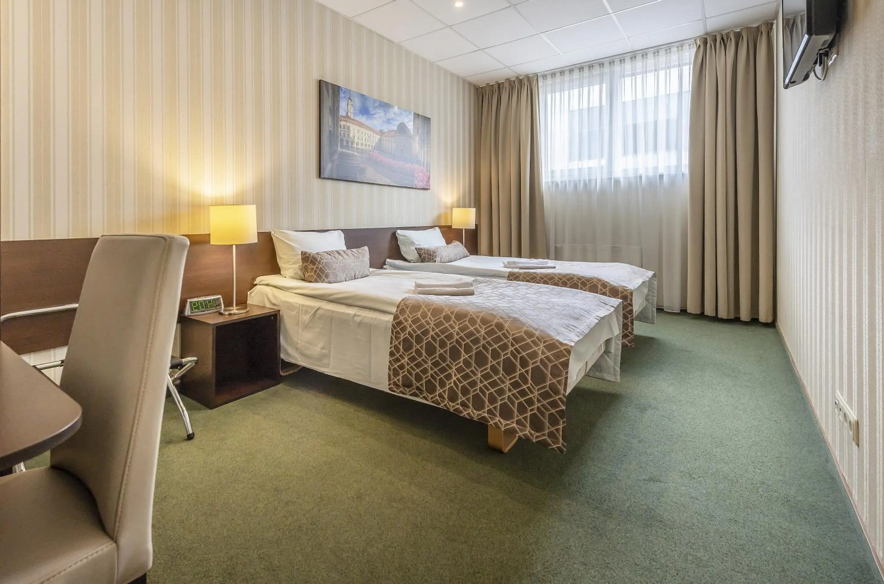 Photo of the whole room, Bed in Vilnius City Hotel