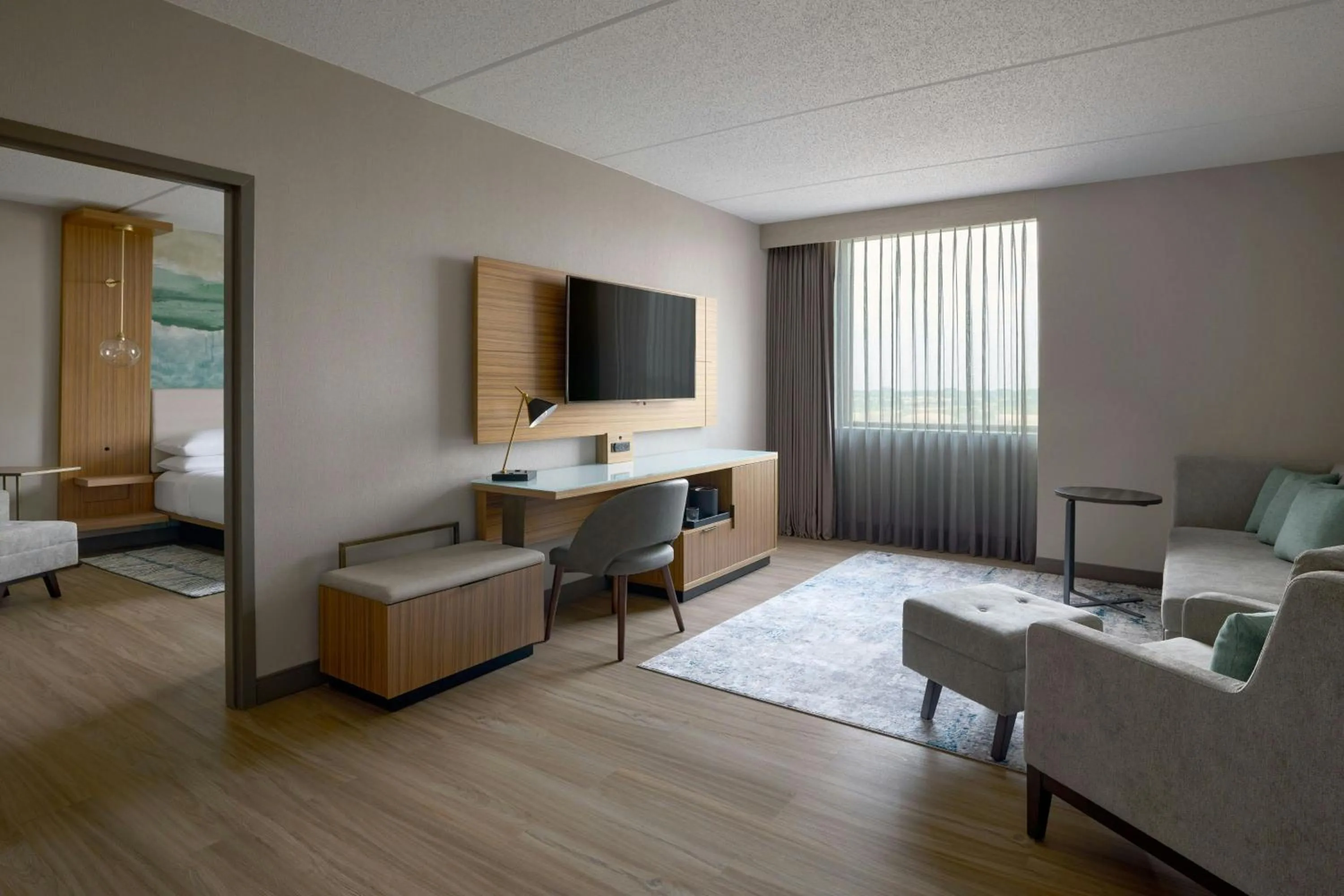 Living room in Chicago Marriott Northwest