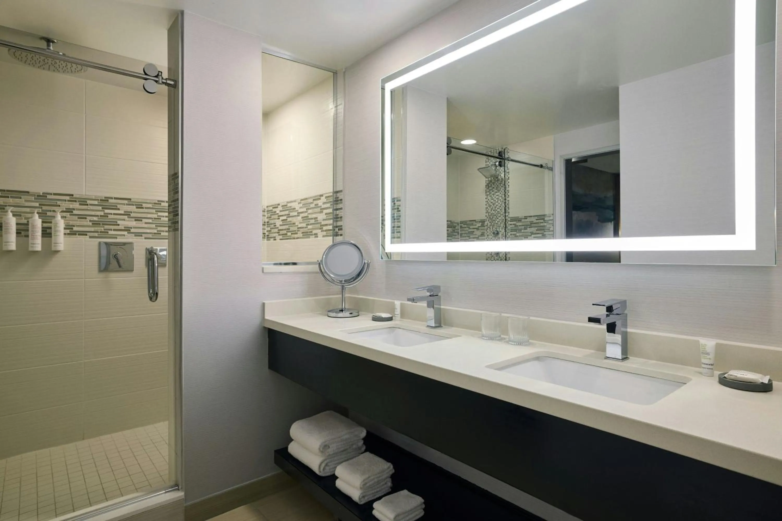 Bathroom in Chicago Marriott Northwest