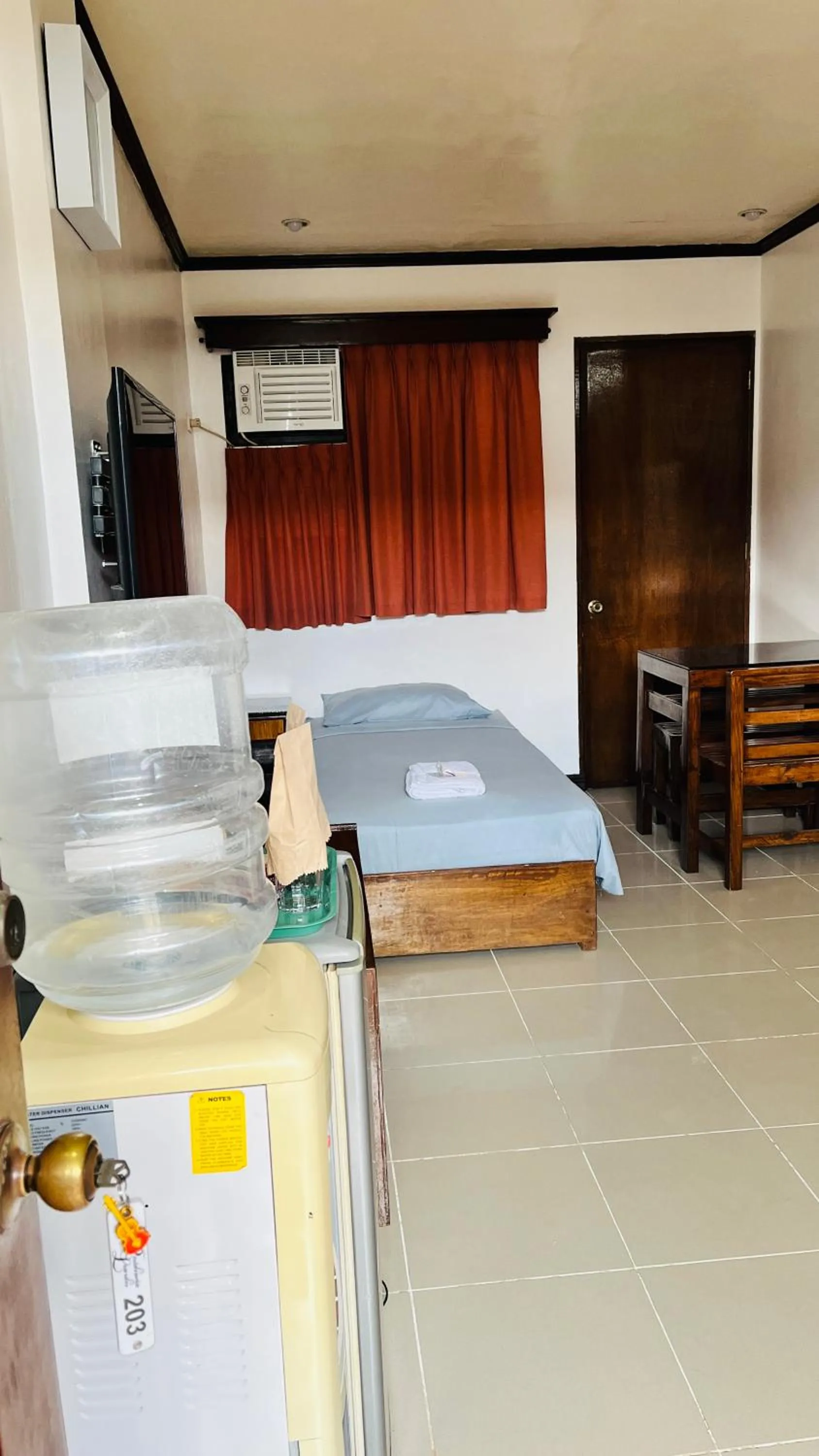 Bedroom, Bed in Residencia Lourdes