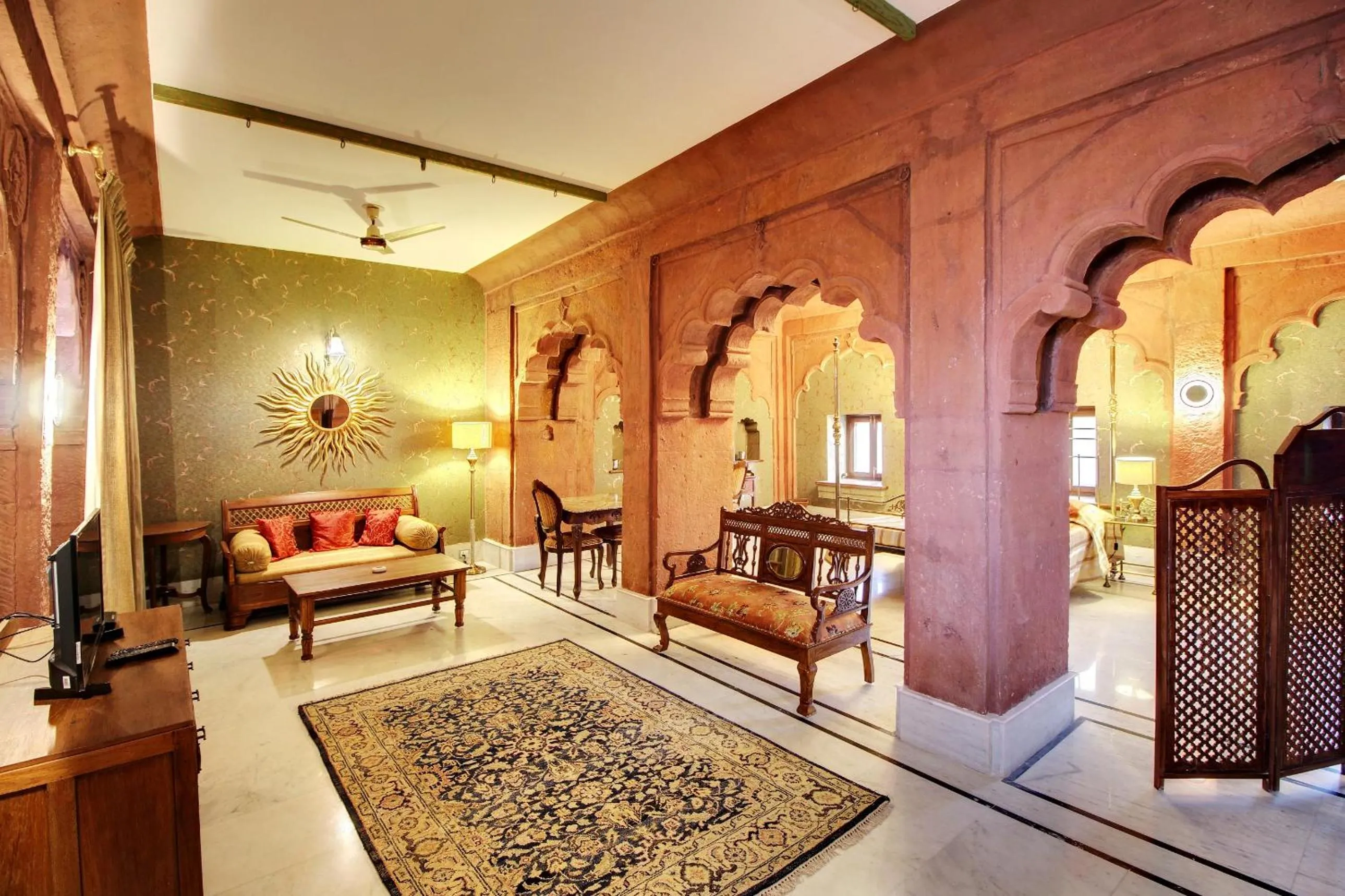 Living room in The Fort Pokaran