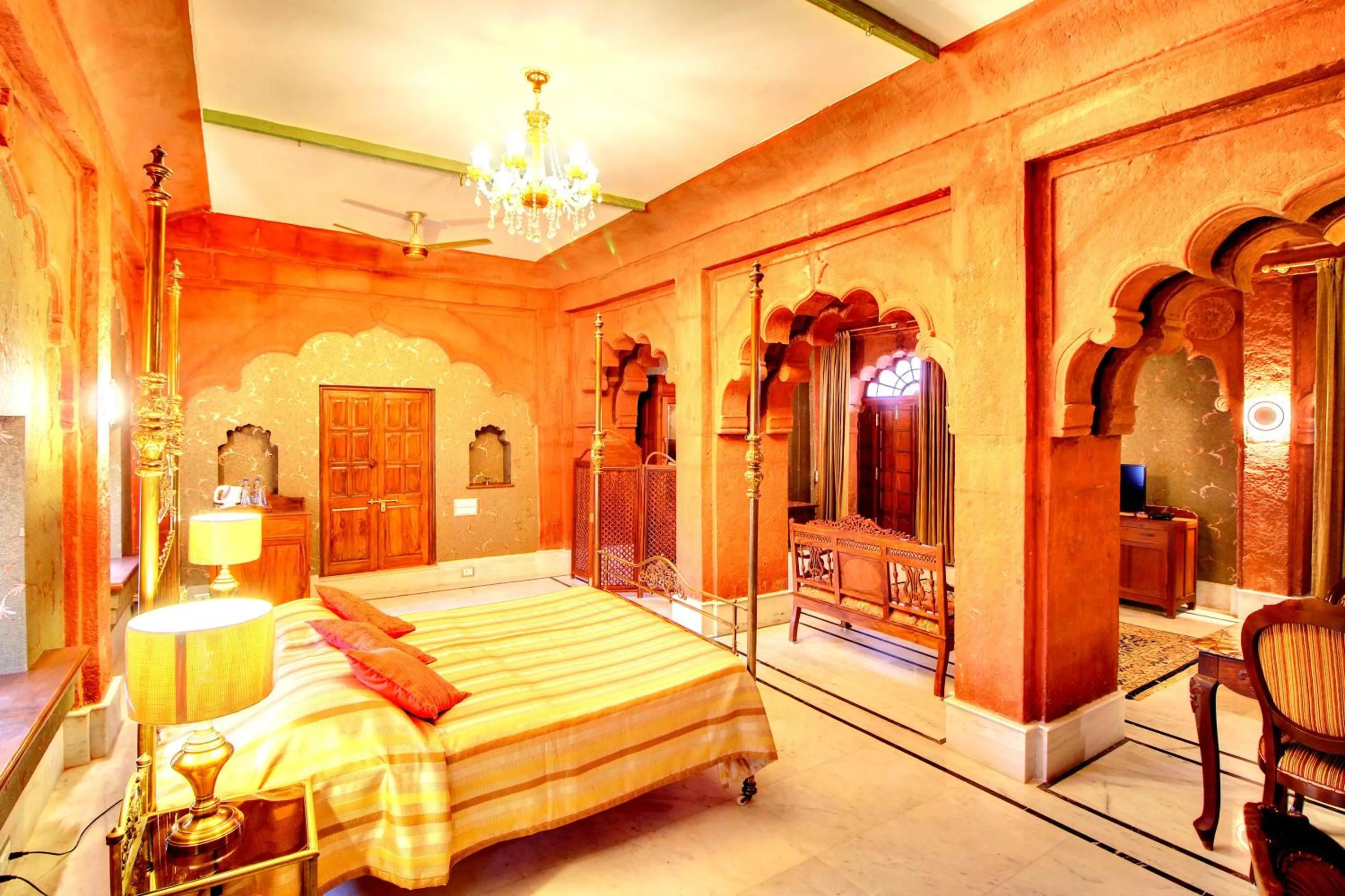 Bed in The Fort Pokaran