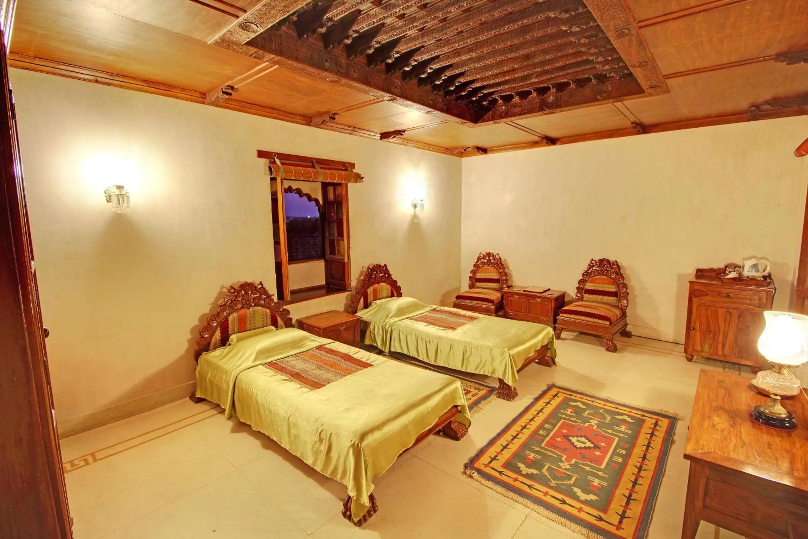 Photo of the whole room, Bed in The Fort Pokaran