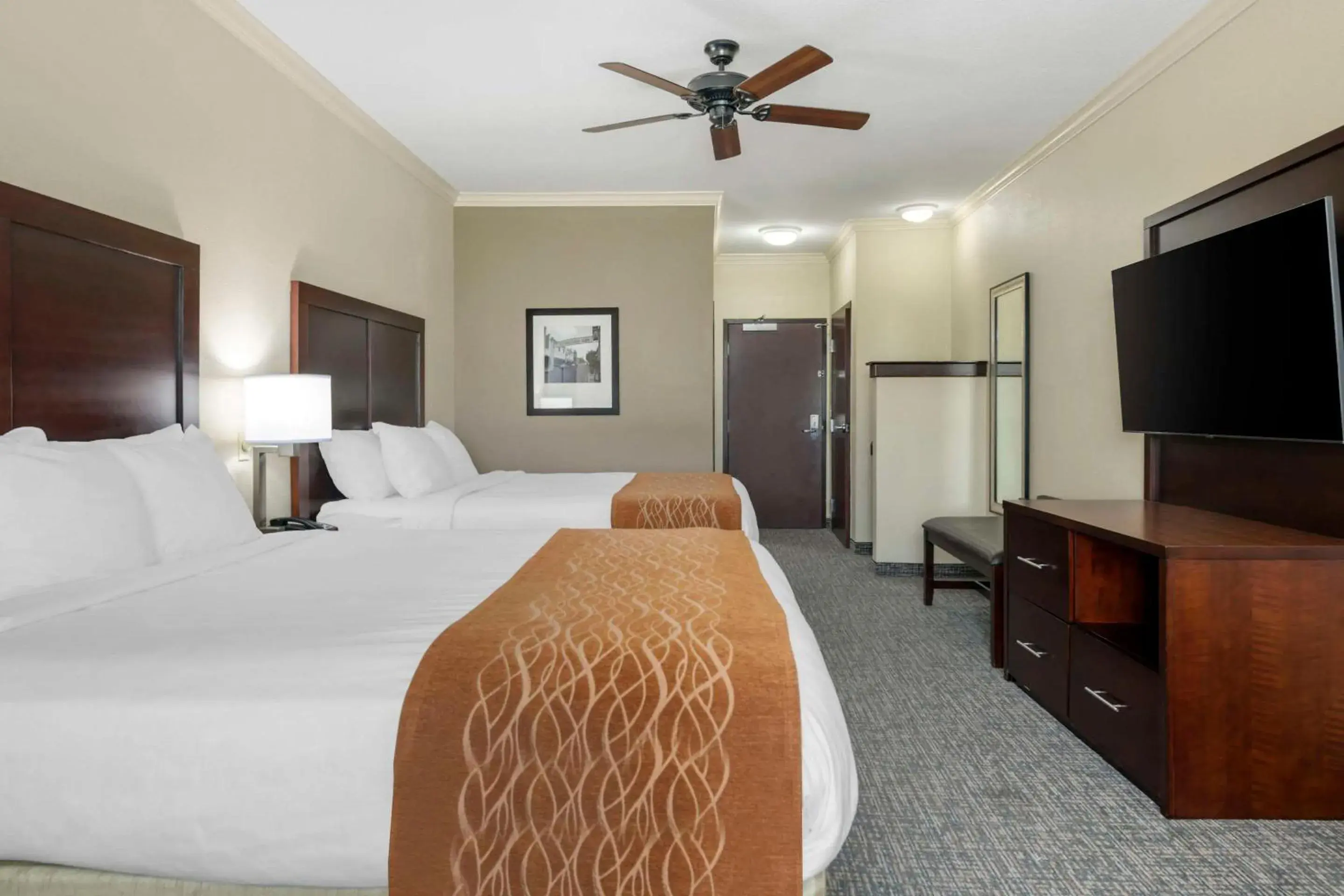 Bedroom, Bed in Comfort Inn & Suites Fort Worth - Fossil Creek