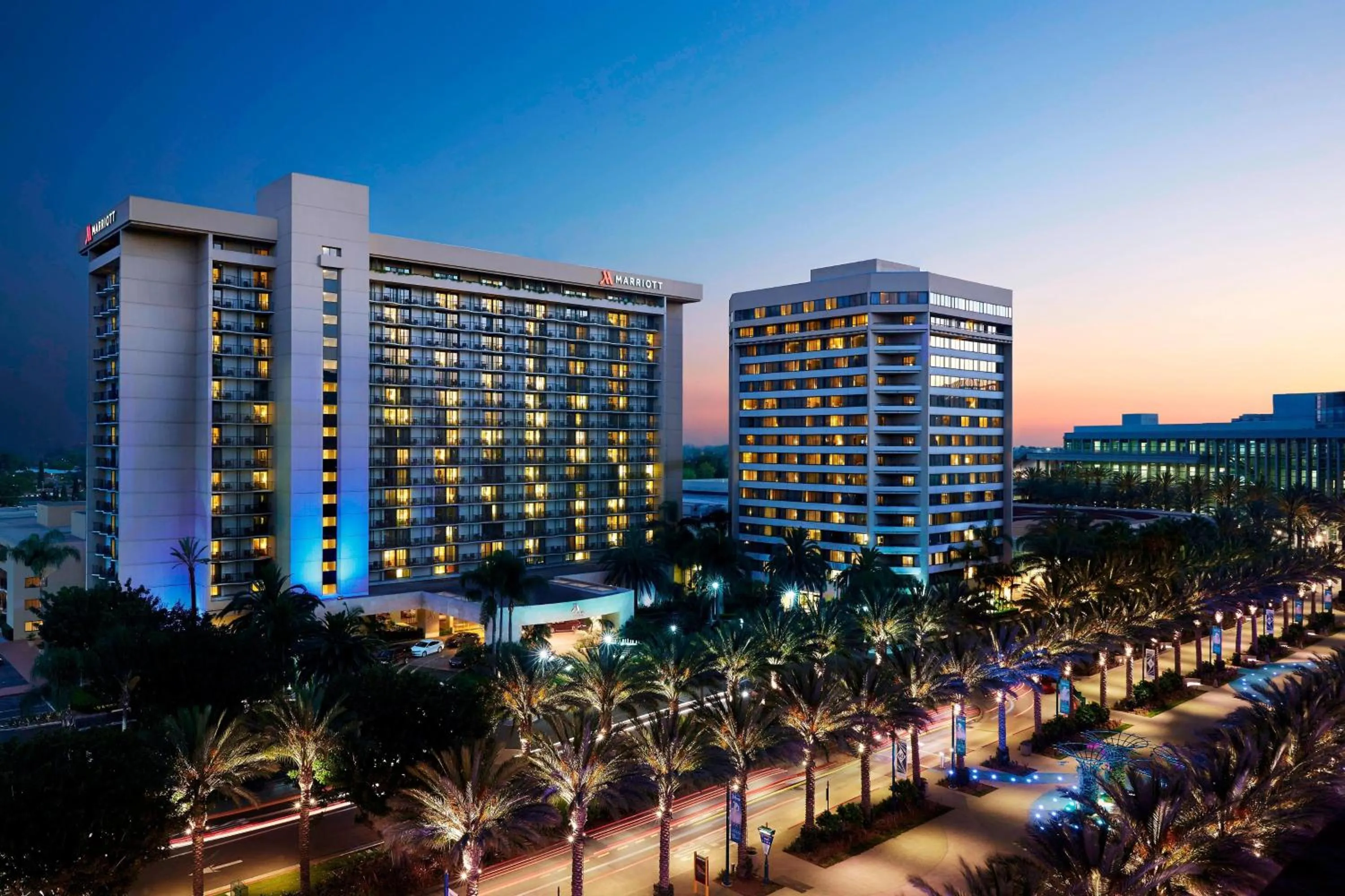 Property building in Anaheim Marriott
