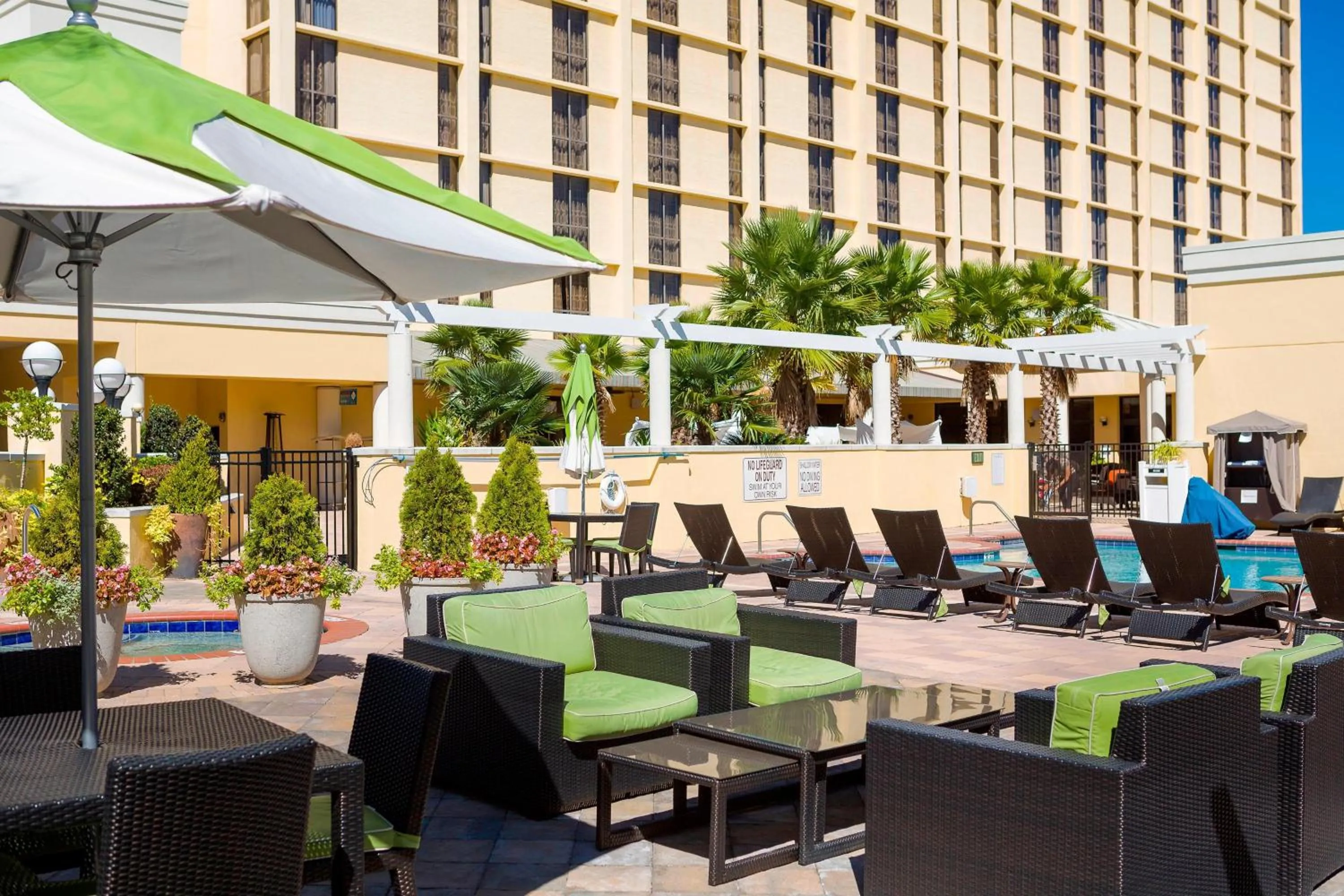 Swimming pool in Charleston Marriott