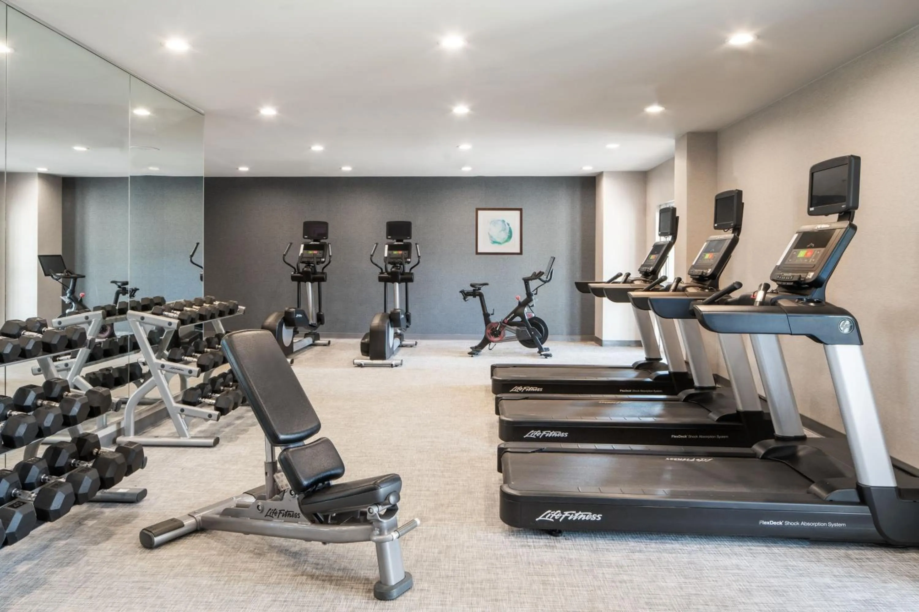 Fitness centre/facilities in SpringHill Suites by Marriott Charleston Riverview