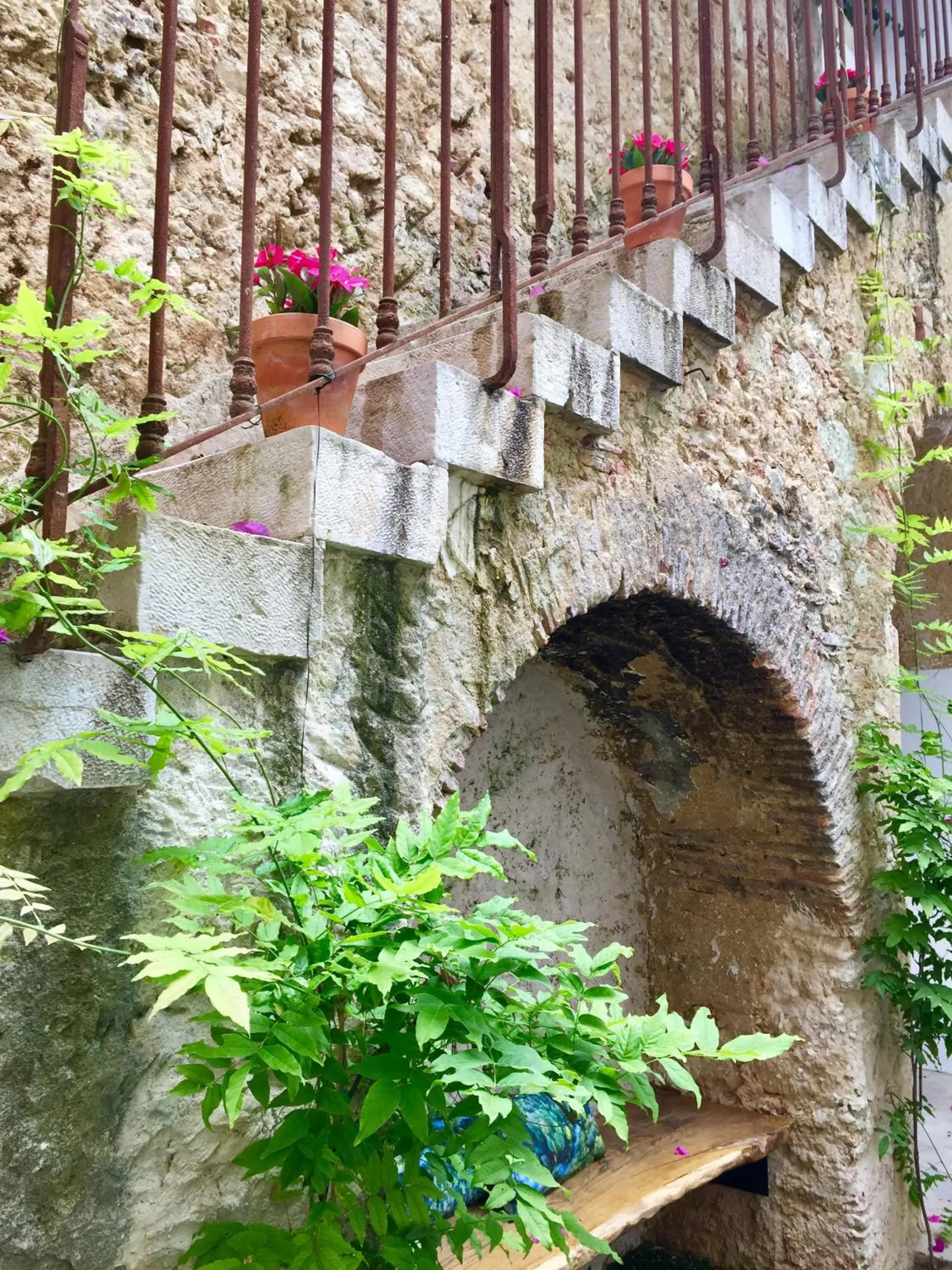 Patio in Lisbon Wine Hotel