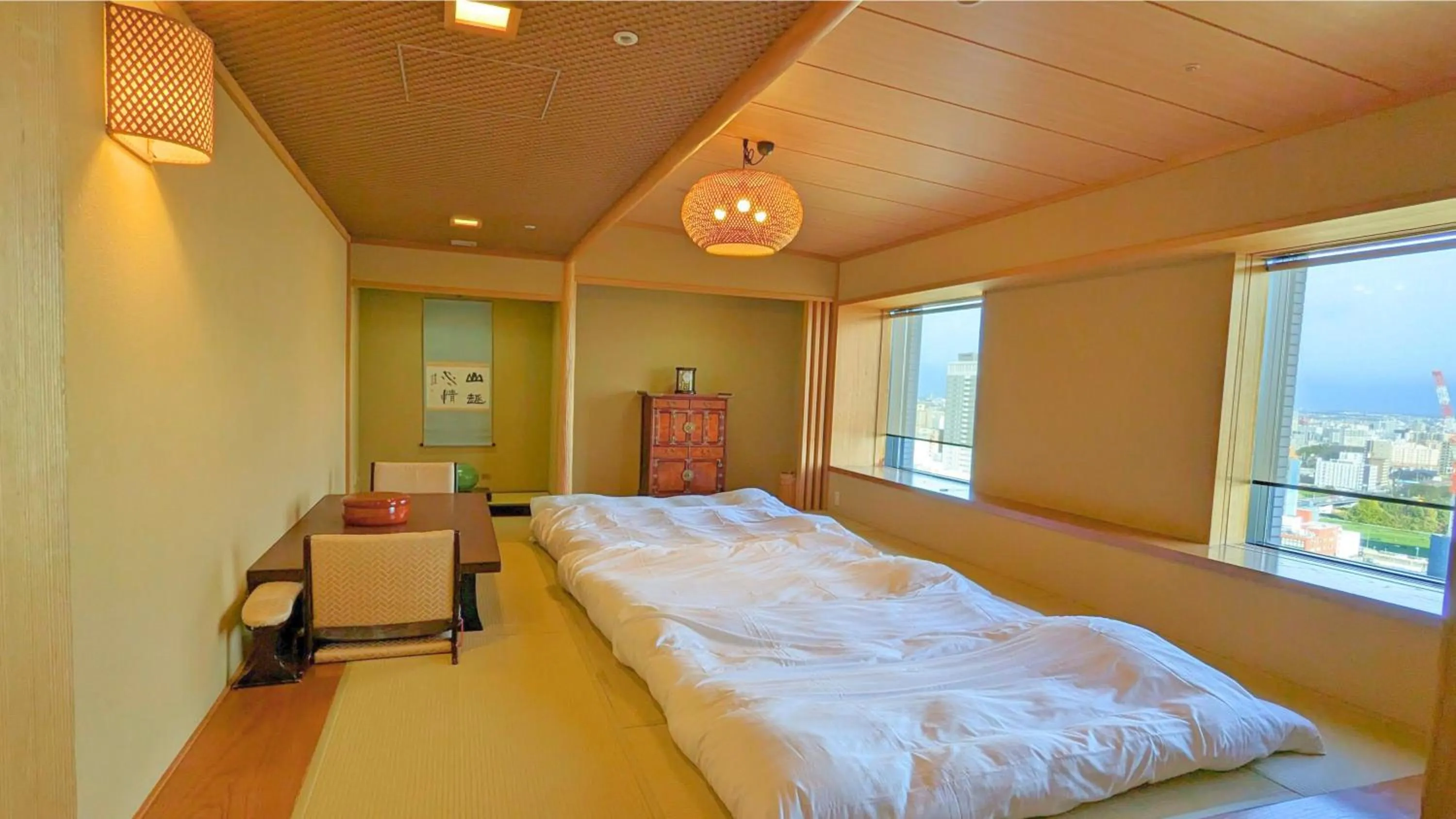Photo of the whole room, Bed in Premier Hotel Nakajima Park Sapporo