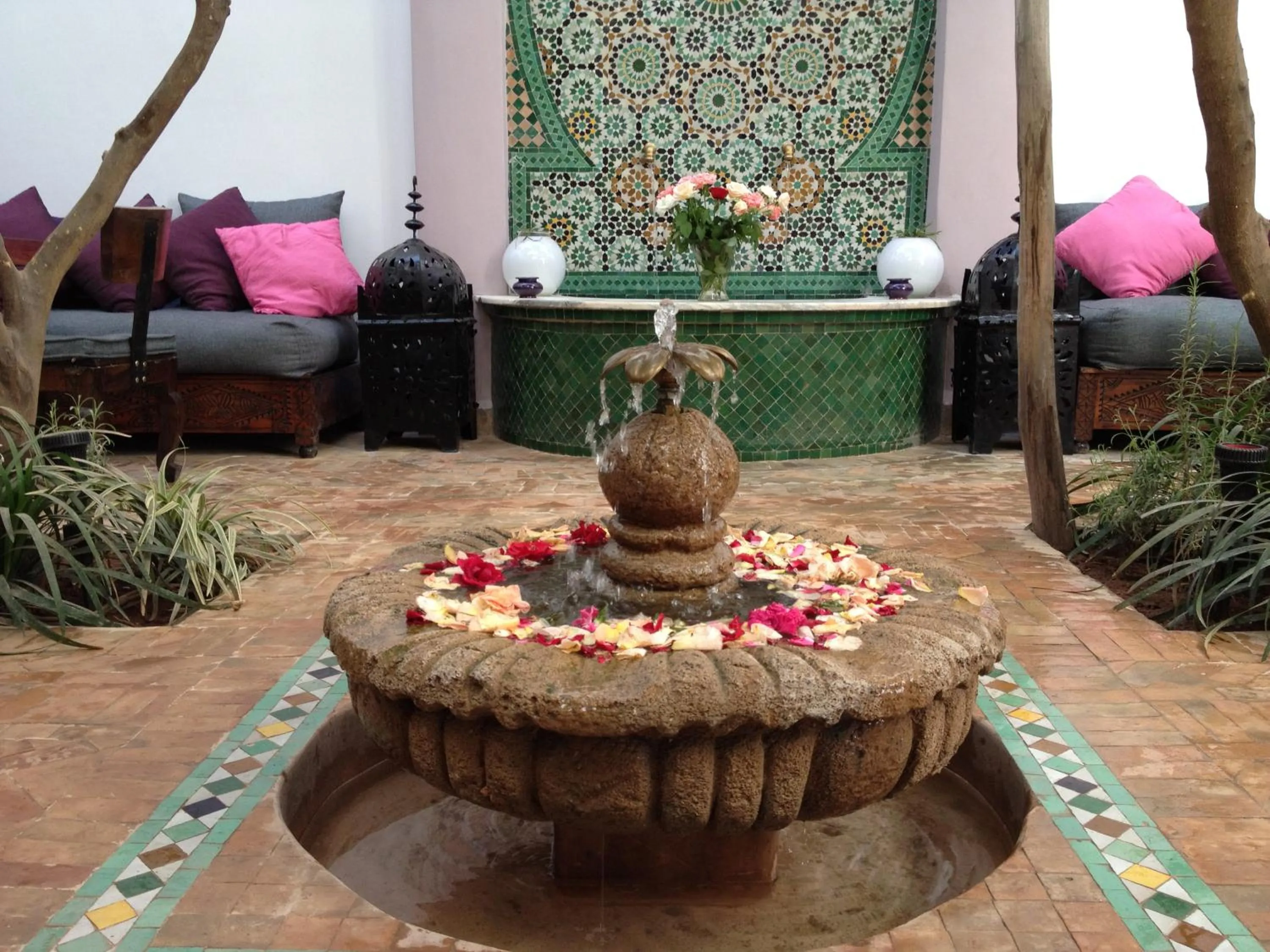 Patio in Riad Houdou