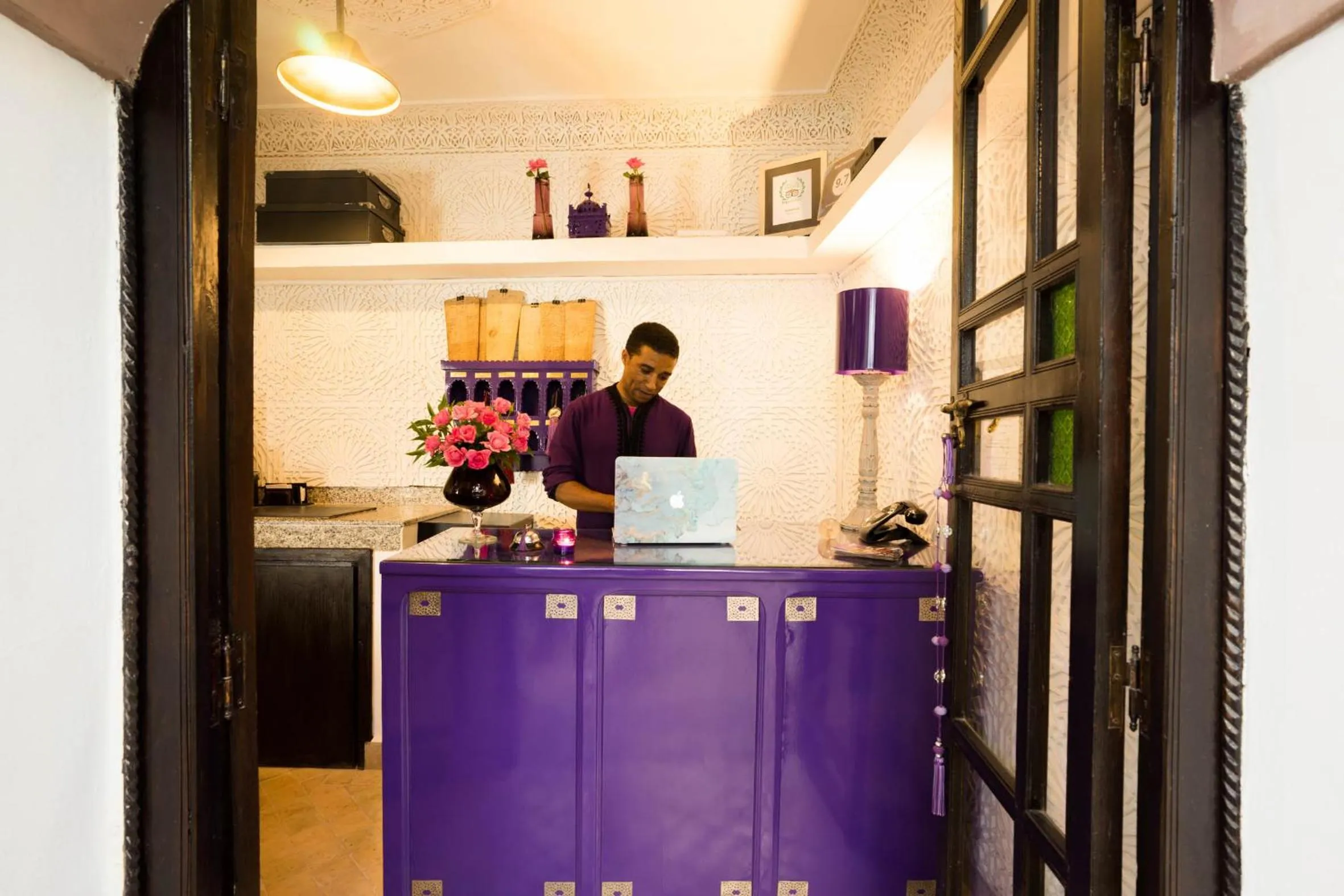 Lobby or reception in Riad Houdou
