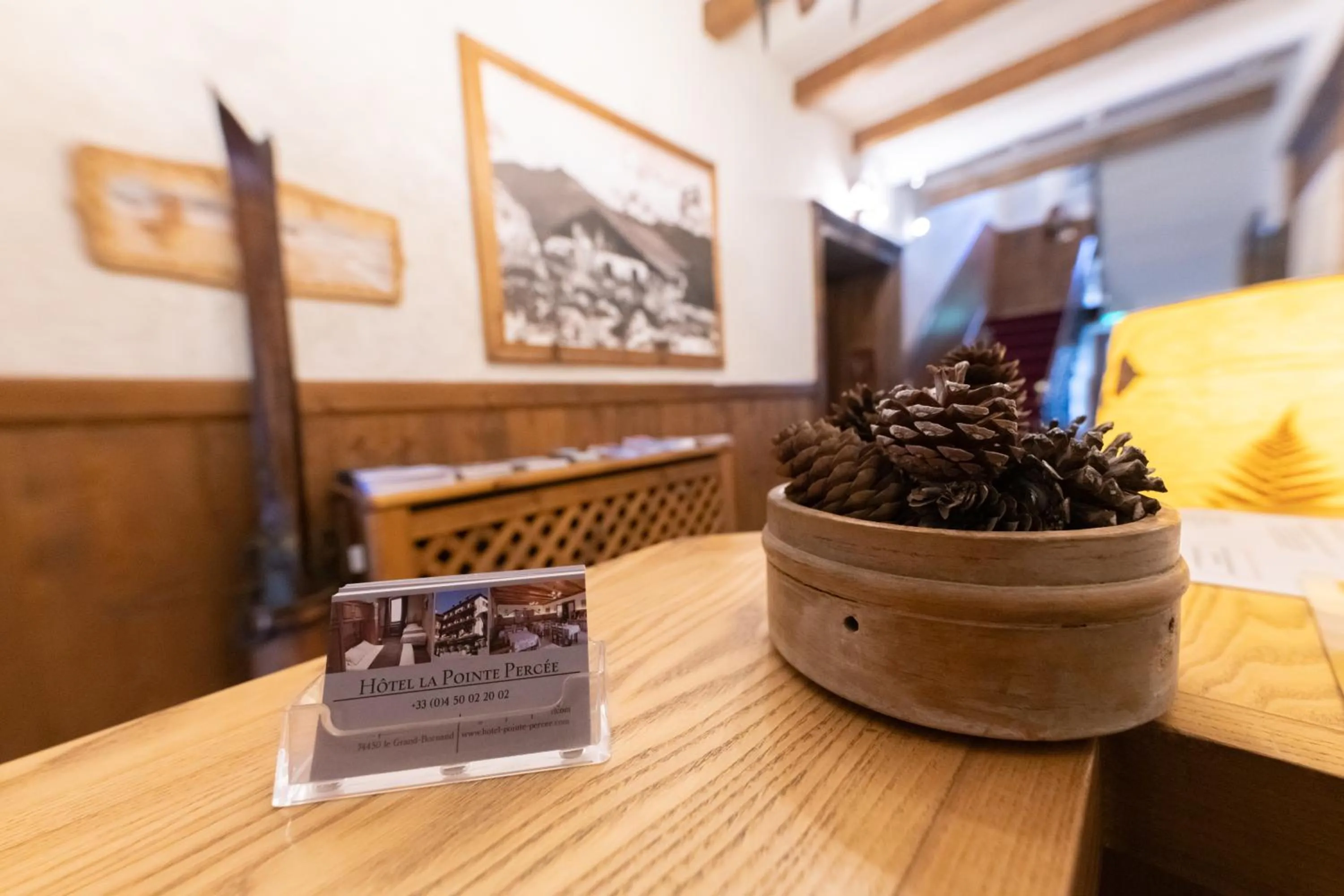 Decorative detail in Hotel la Pointe Percee