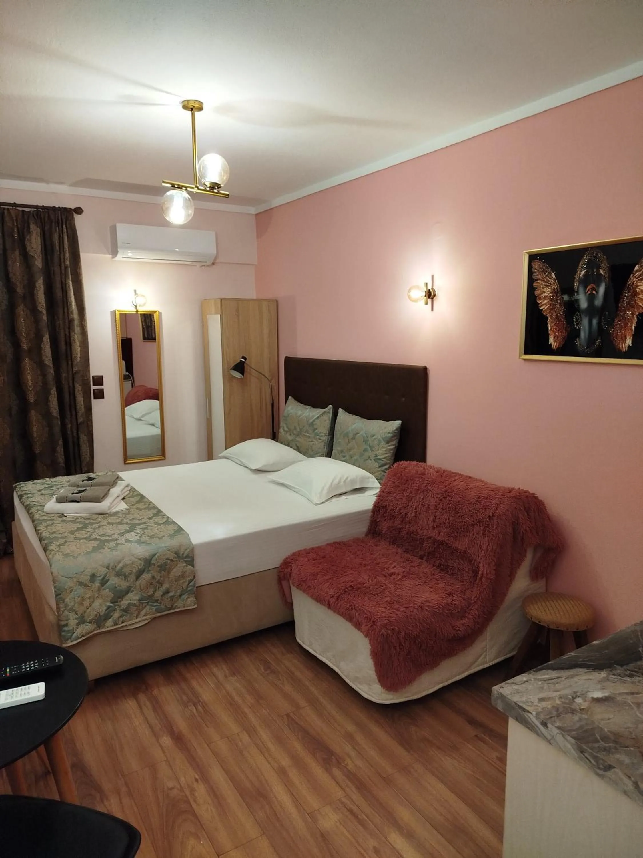 Bed in Manina Superior Apartment