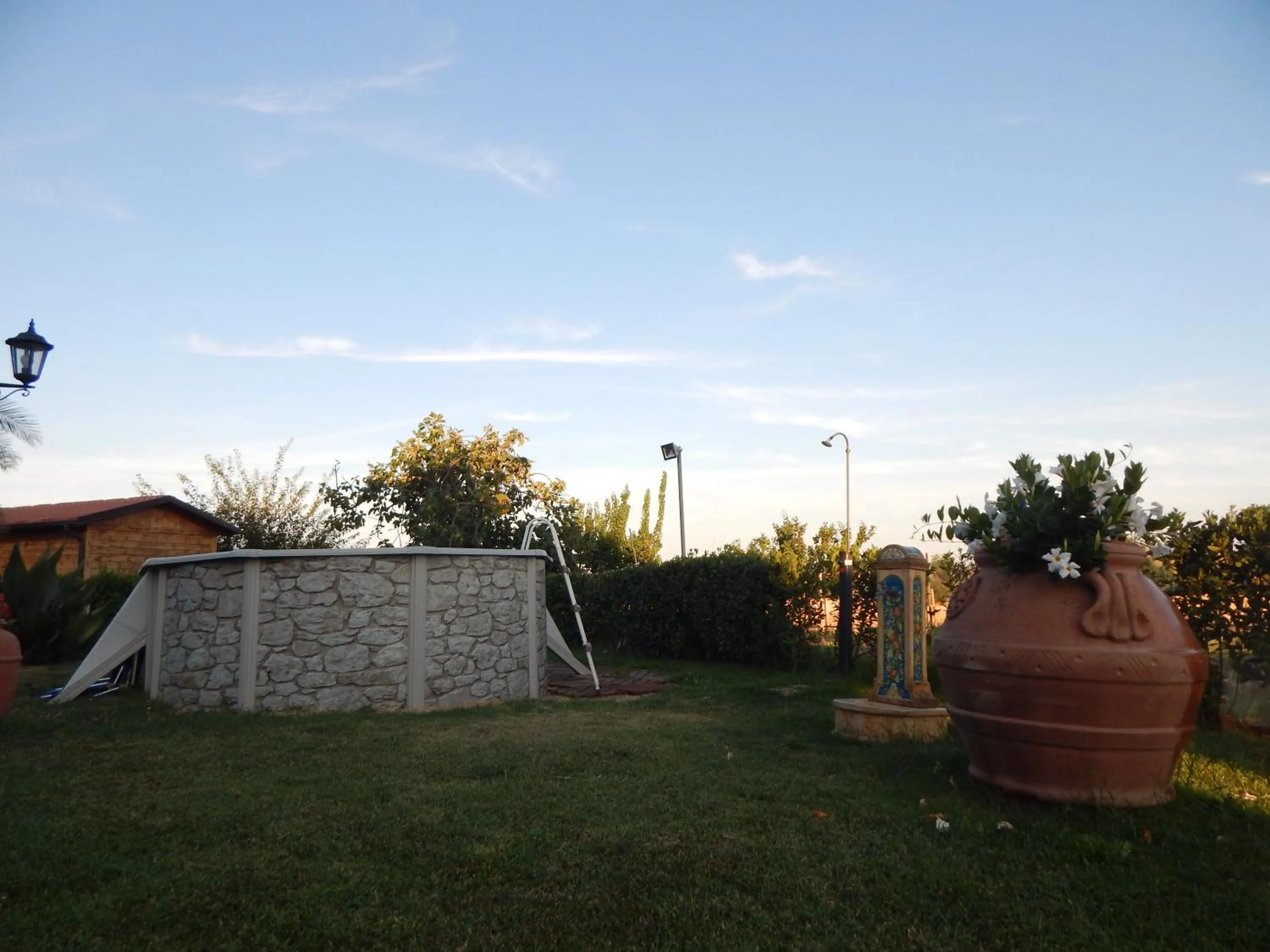 Garden in B & B LE TRE B