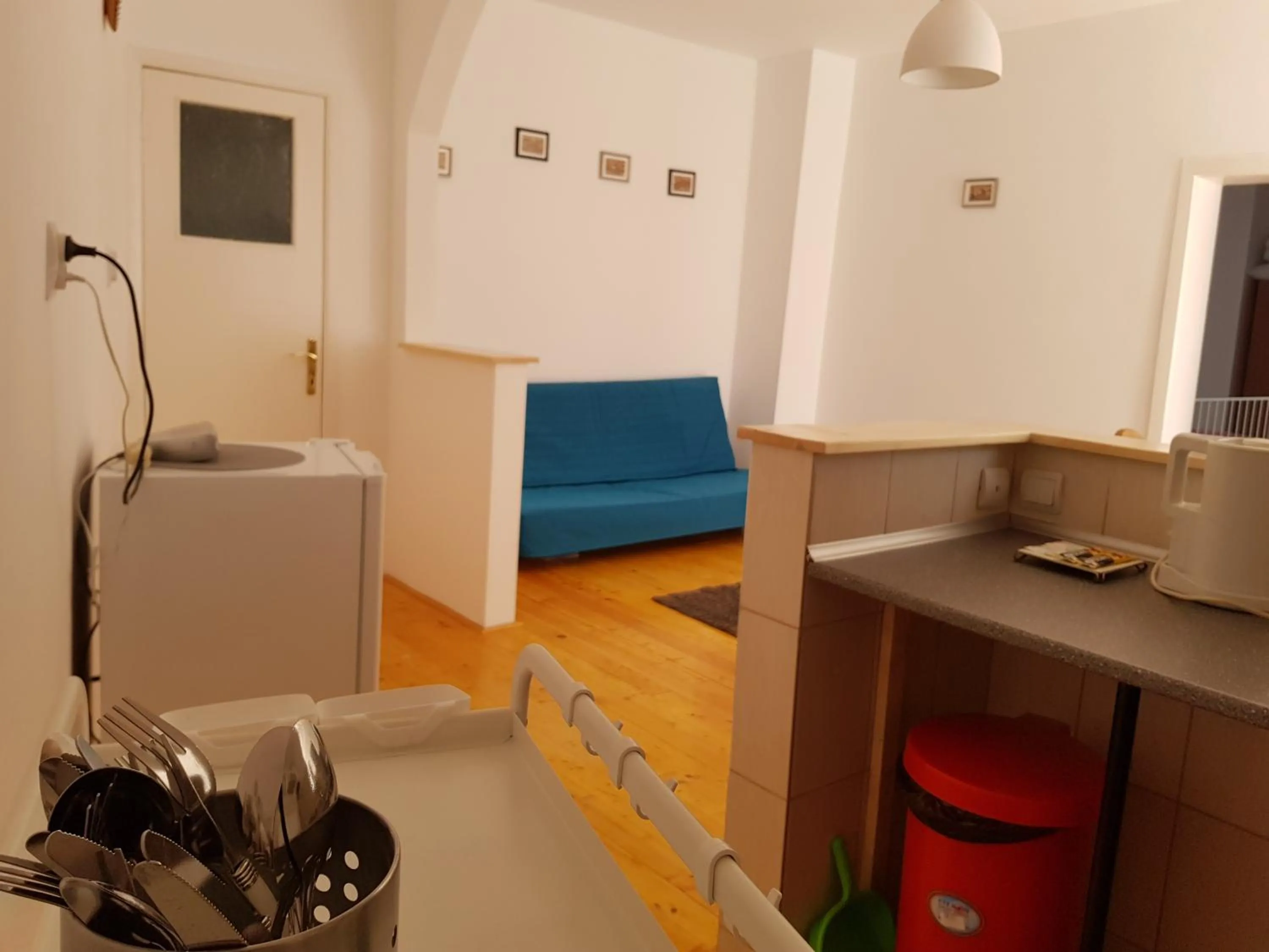 Kitchen or kitchenette in Luk Old Town Apartment