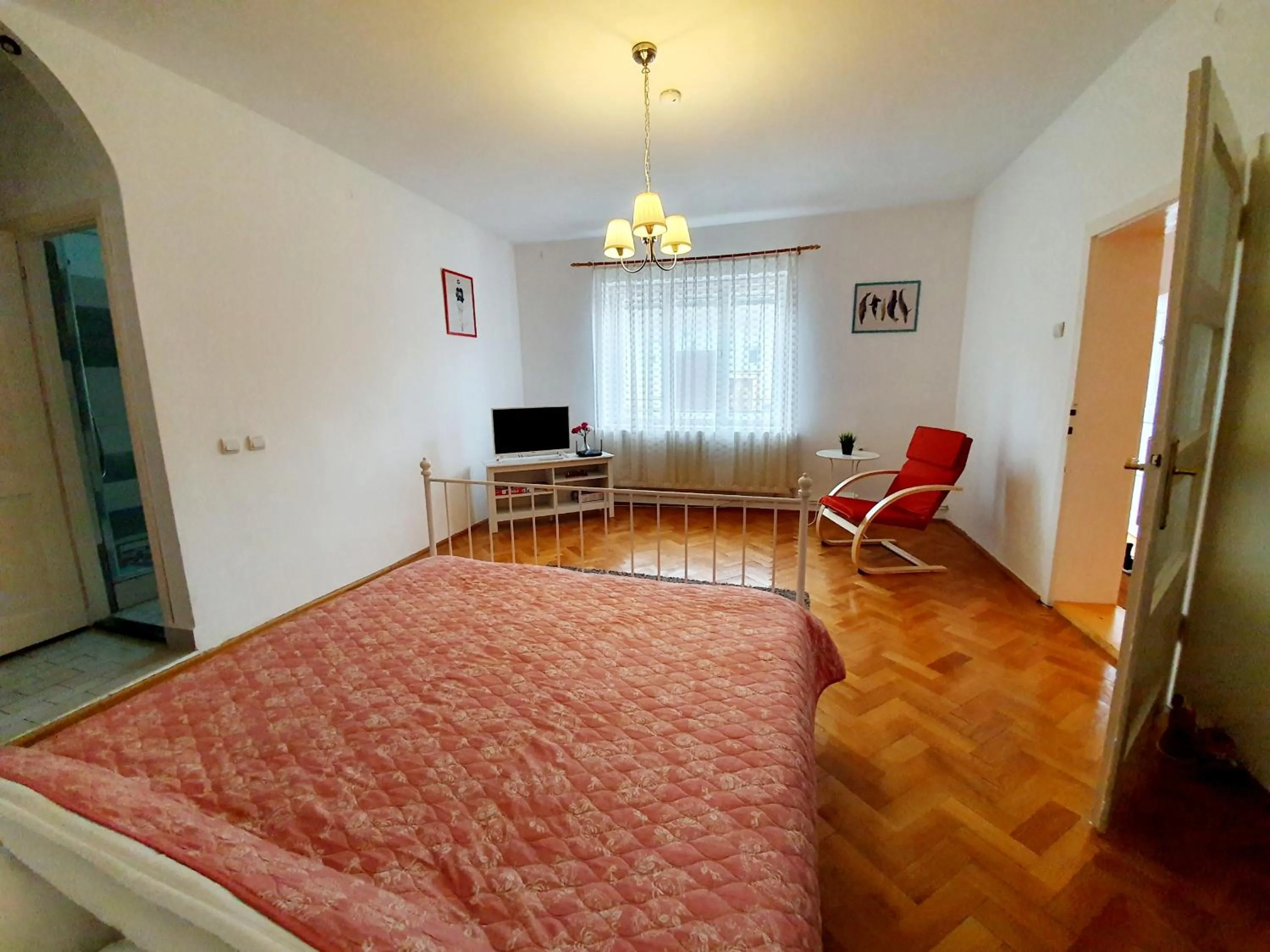 Bed in Luk Old Town Apartment