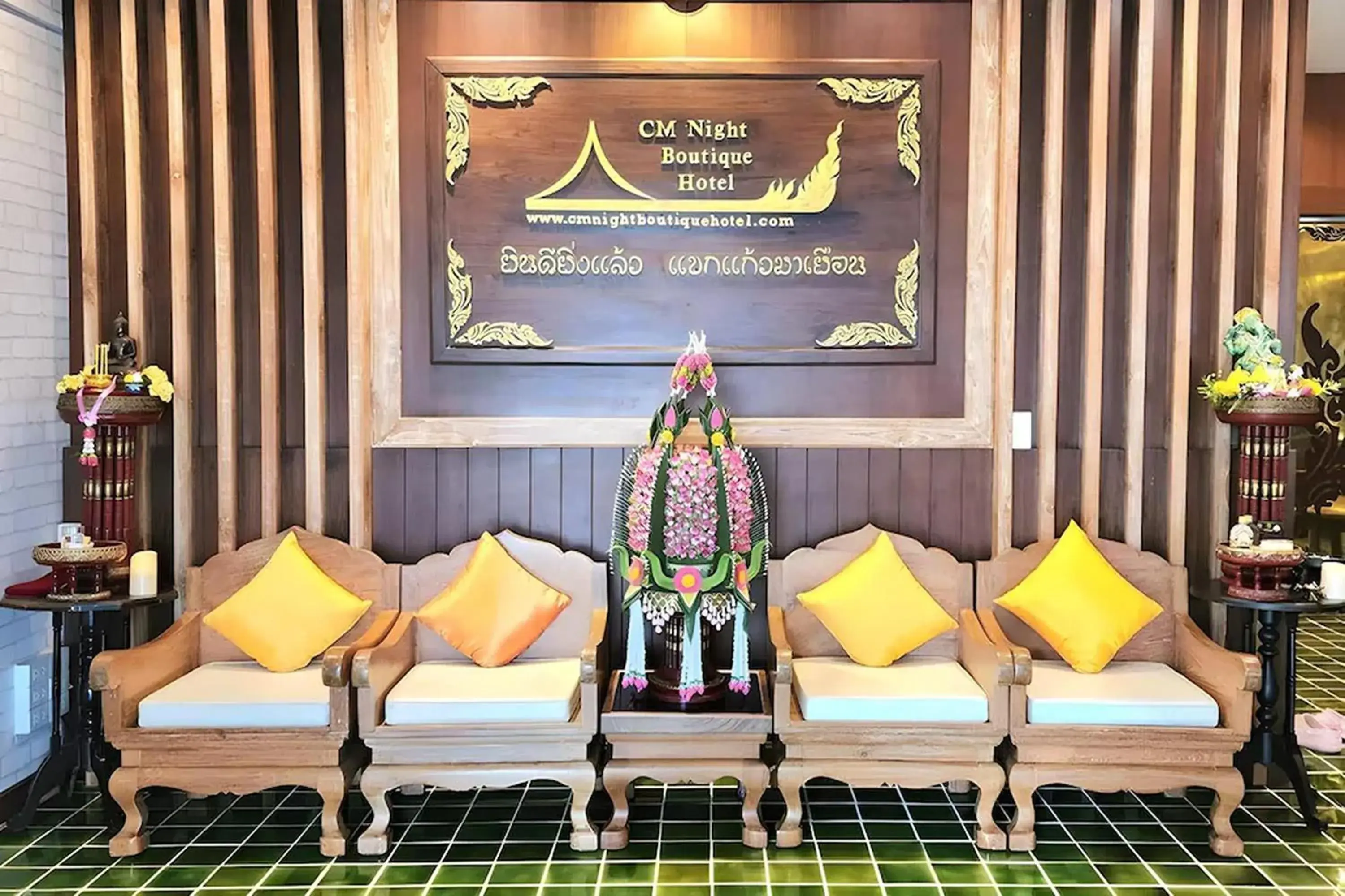 Lobby or reception in CM Night Bazaar Boutique Hotel Lobby or reception in CM Night Bazaar Boutique Hotel