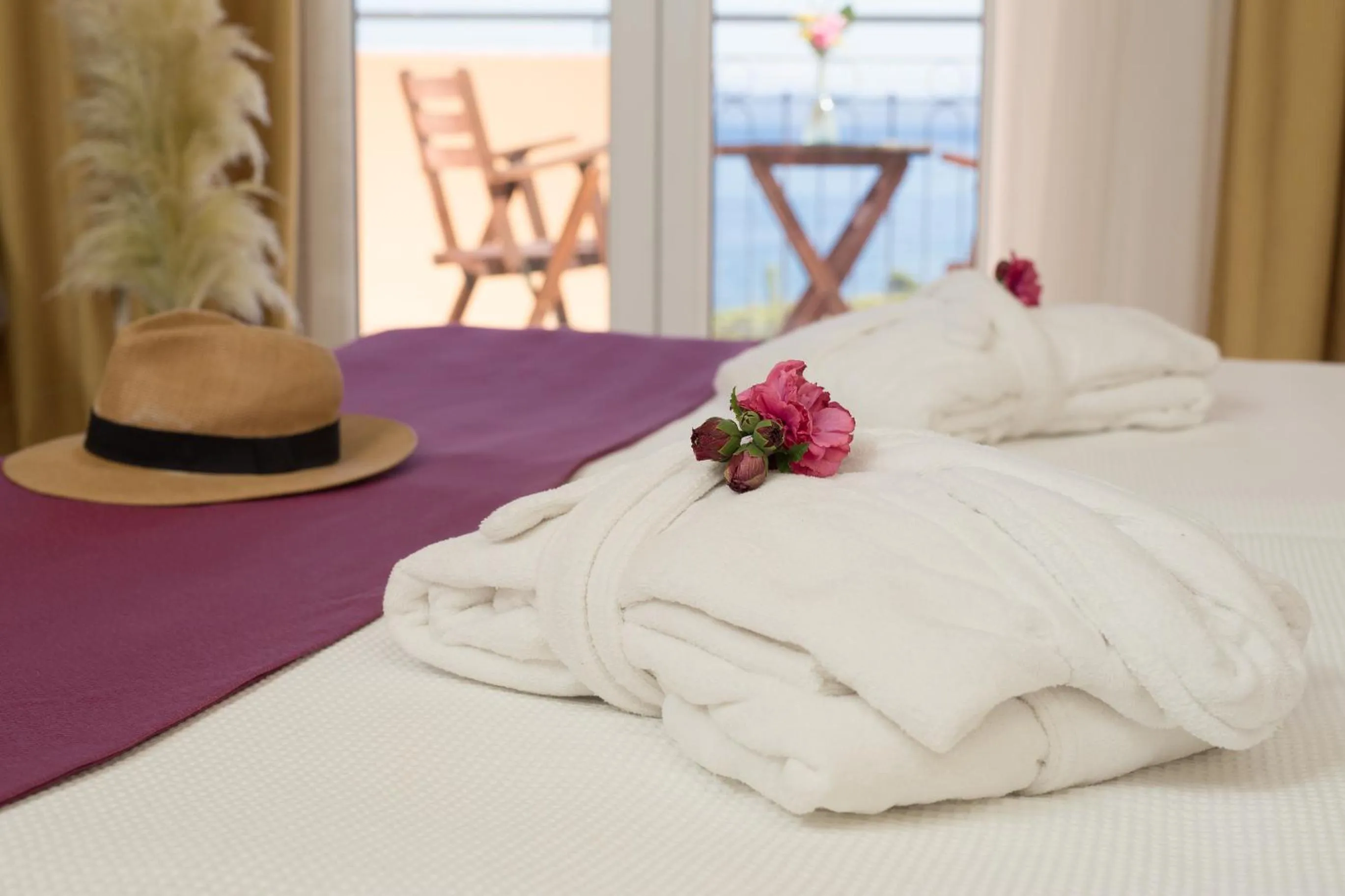 Decorative detail, Bed in Sunrise Resort Hotel