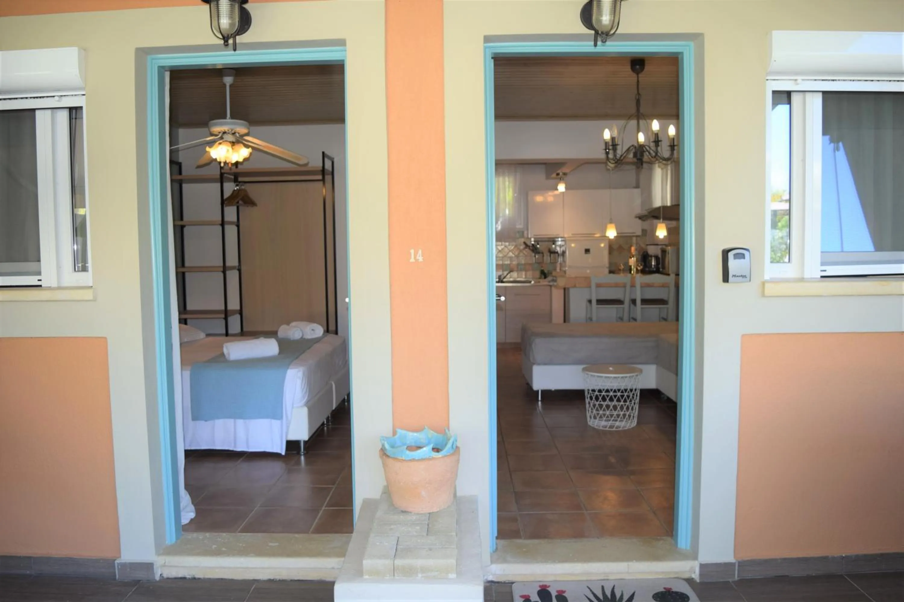 Patio in Simatos αpARTments & Studios