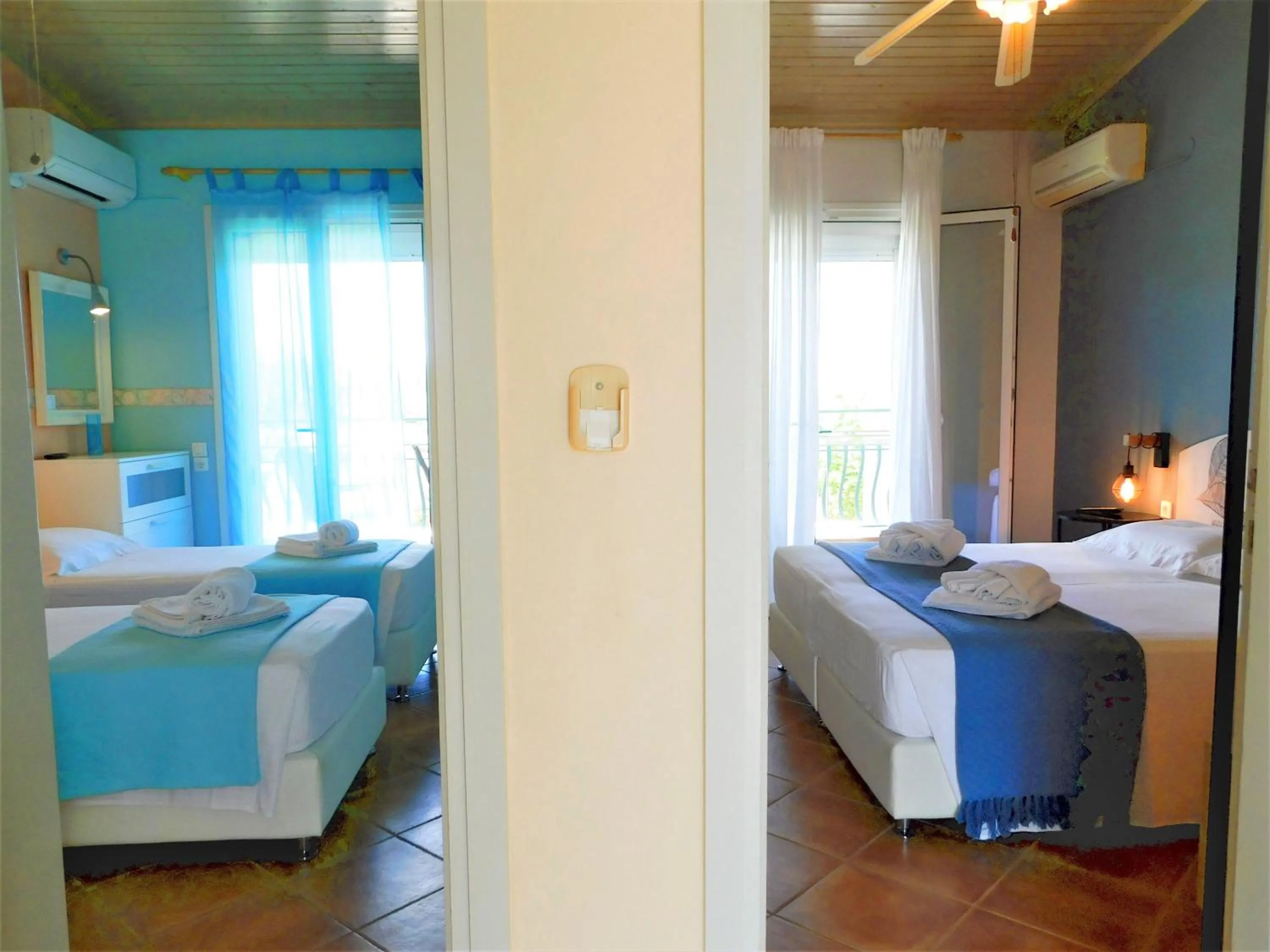 Bedroom in Simatos αpARTments & Studios