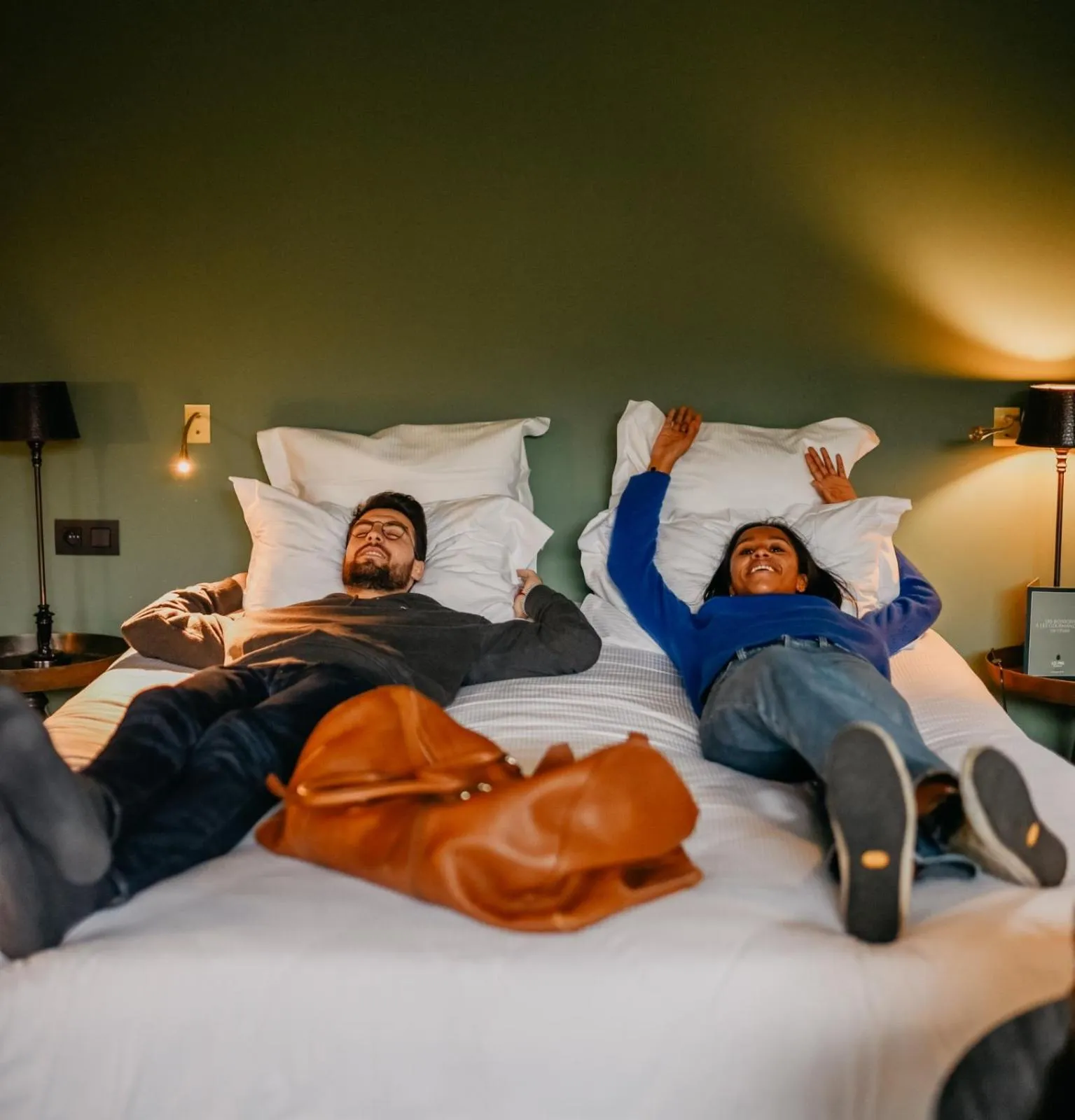 Bedroom, Bed in Les Pins de César - La campagne d'Etretat