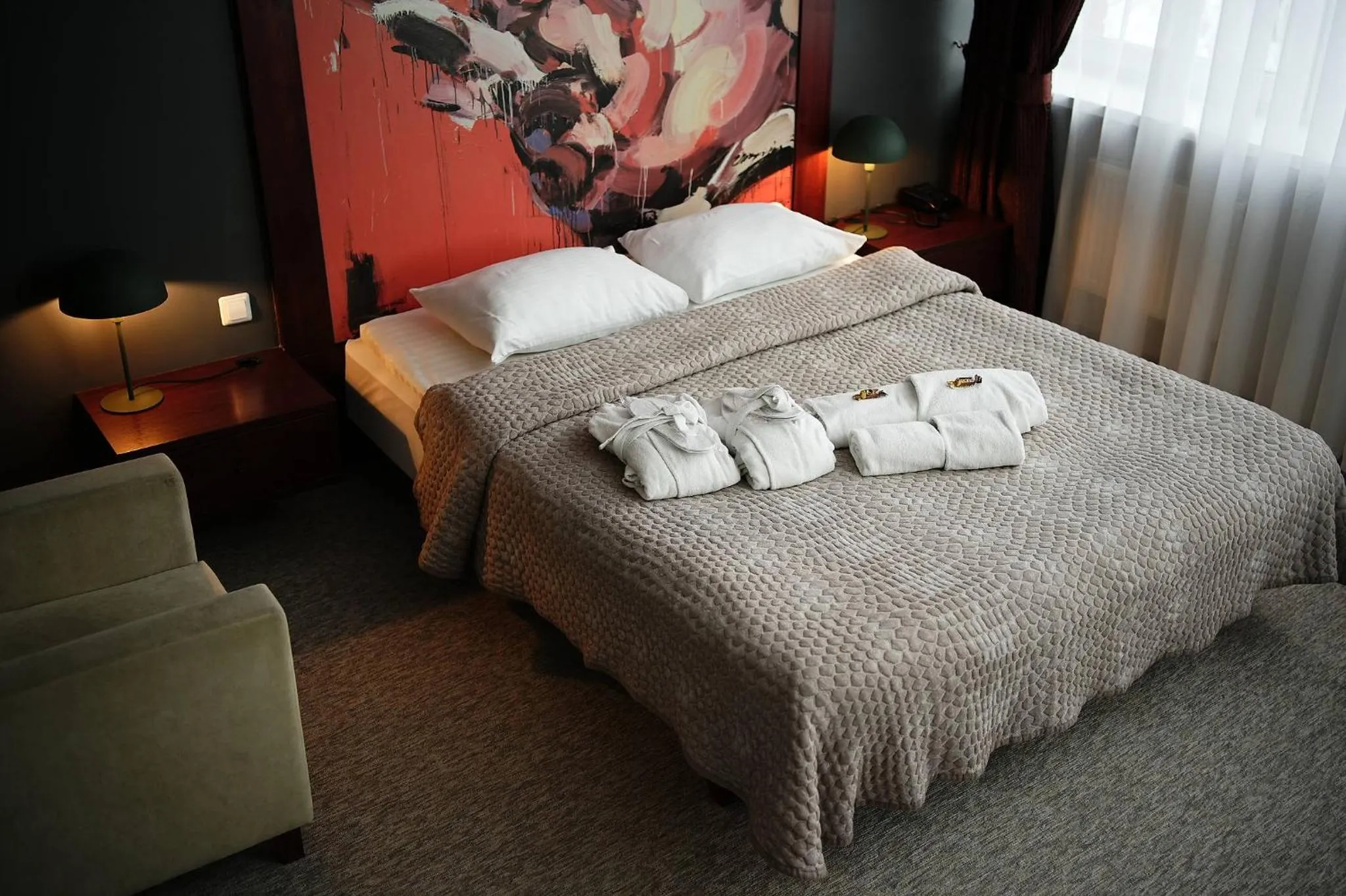 Photo of the whole room, Bed in Hotel Navalis, Klaipėda