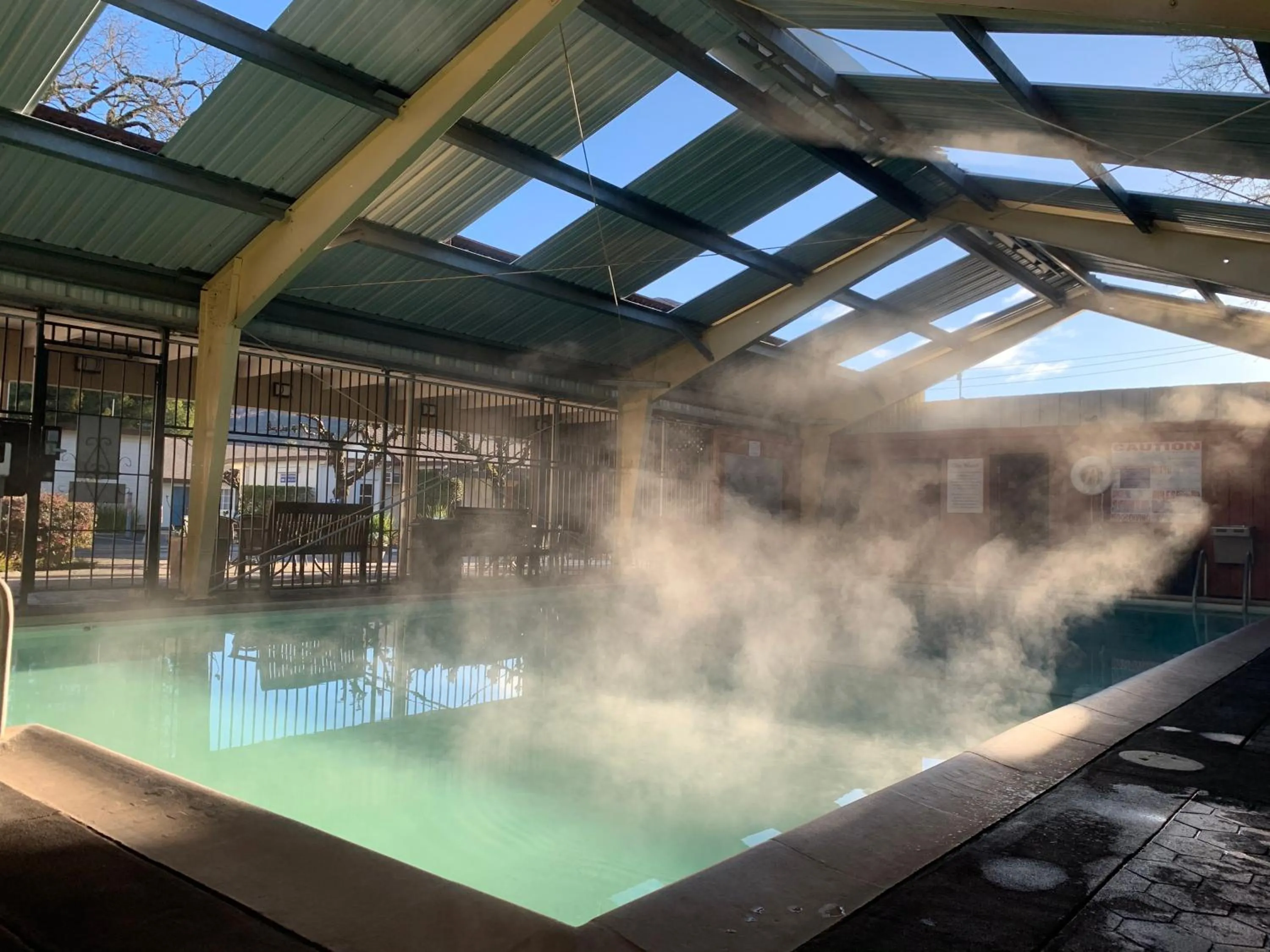 Swimming pool in Golden Haven Hot Springs