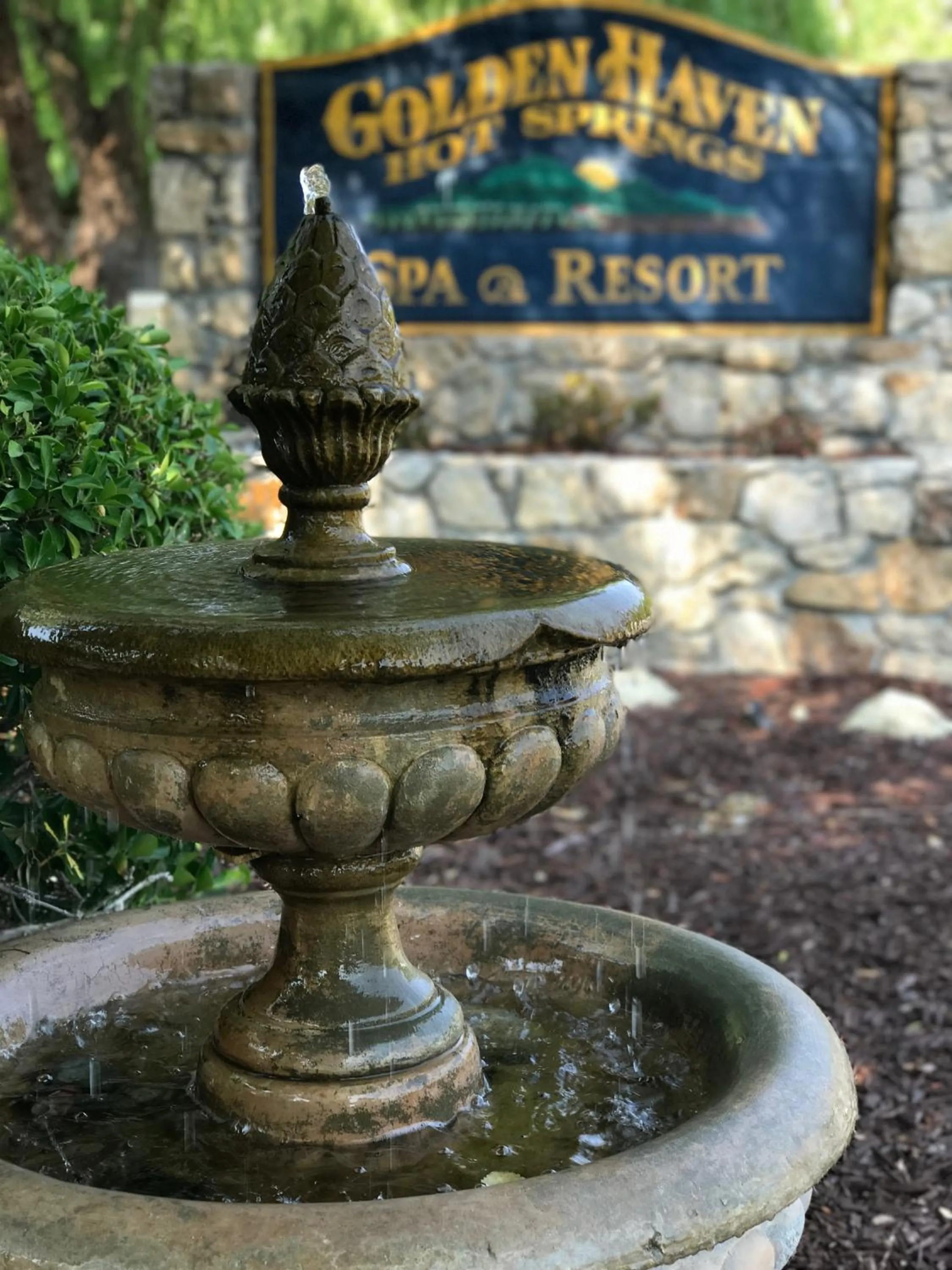 Logo/Certificate/Sign in Golden Haven Hot Springs
