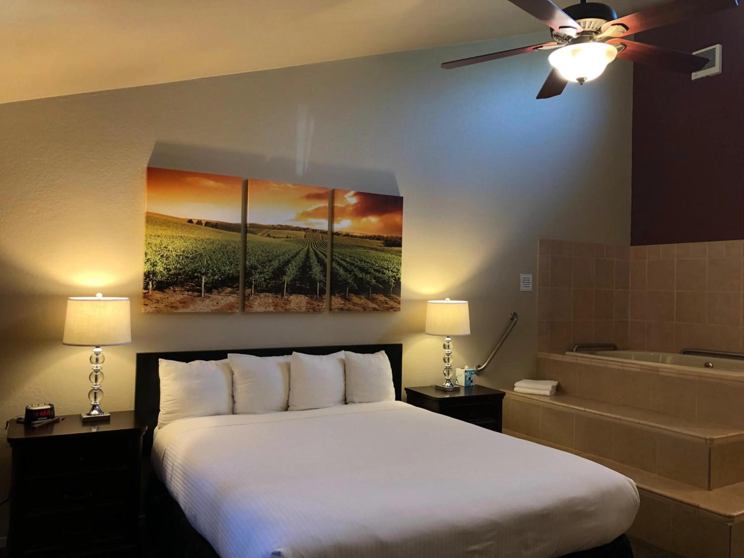Bed in Golden Haven Hot Springs