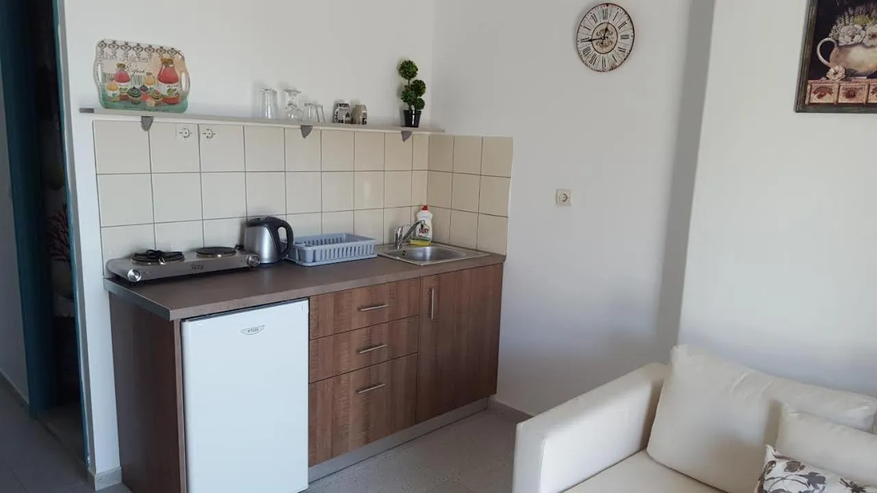 Kitchen or kitchenette in Sky Beach Hotel