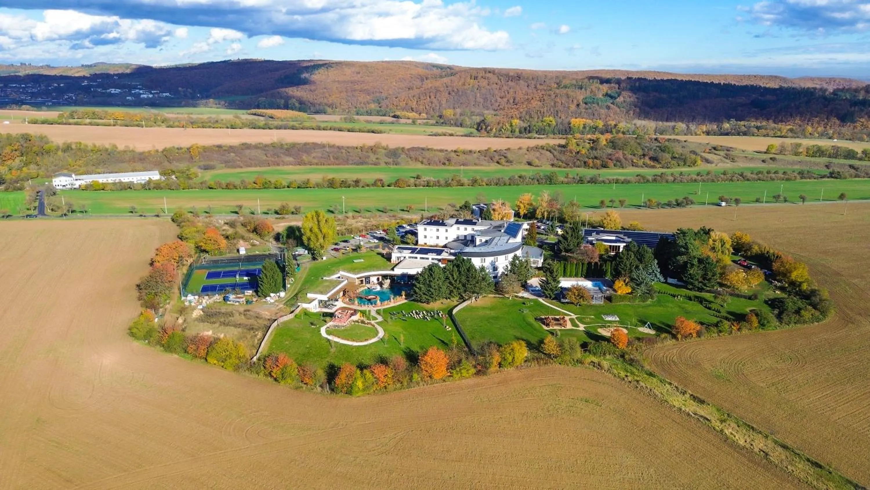 Bird's eye view in Hotel Atlantis